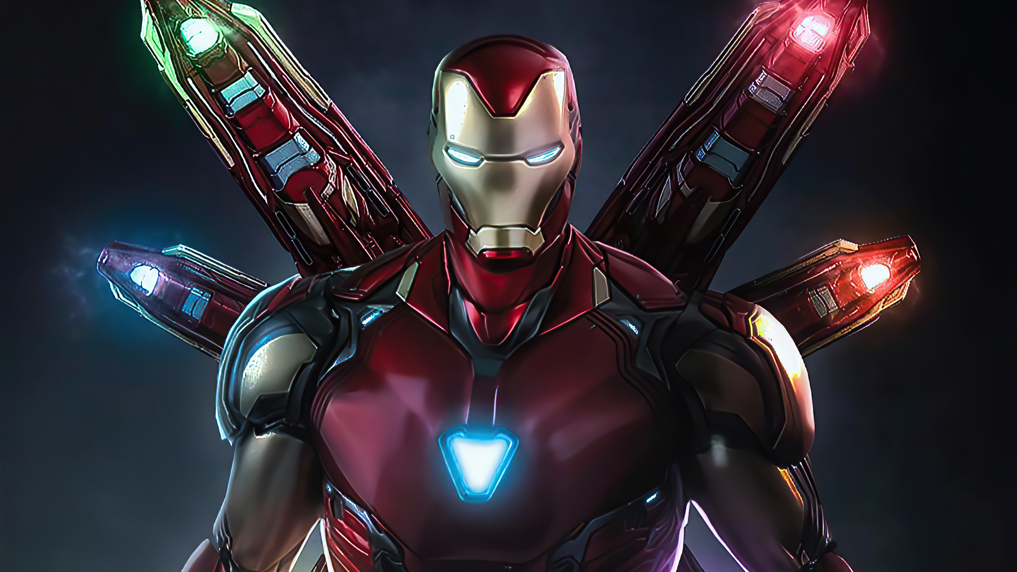 Iron Man Infinity Stones Suit Wallpapers