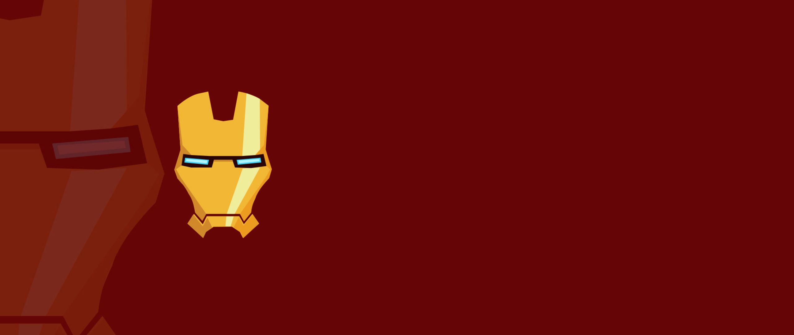 Iron Man Mask Minimal Wallpapers