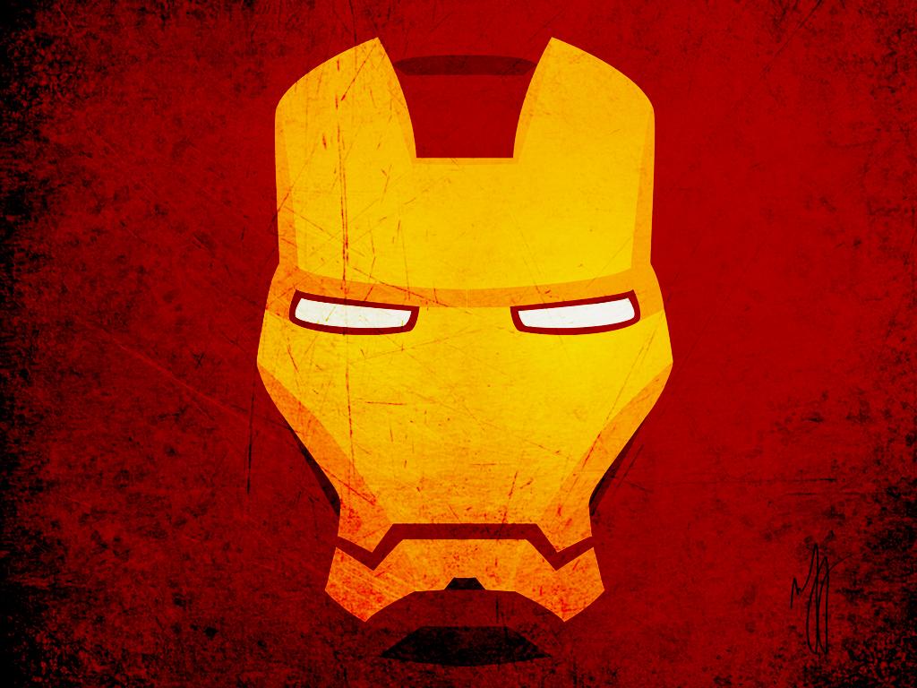 Iron Man Mask Minimal Wallpapers