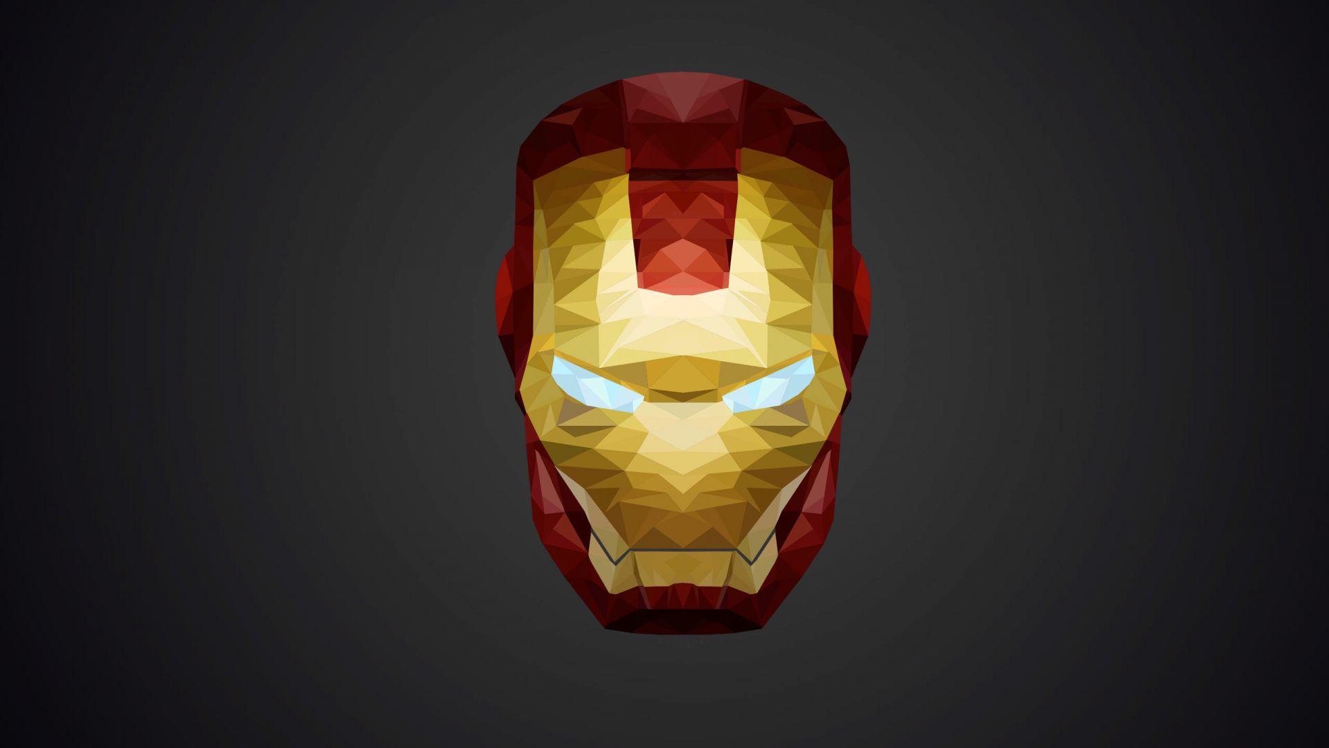 Iron Man Mask Minimal Wallpapers