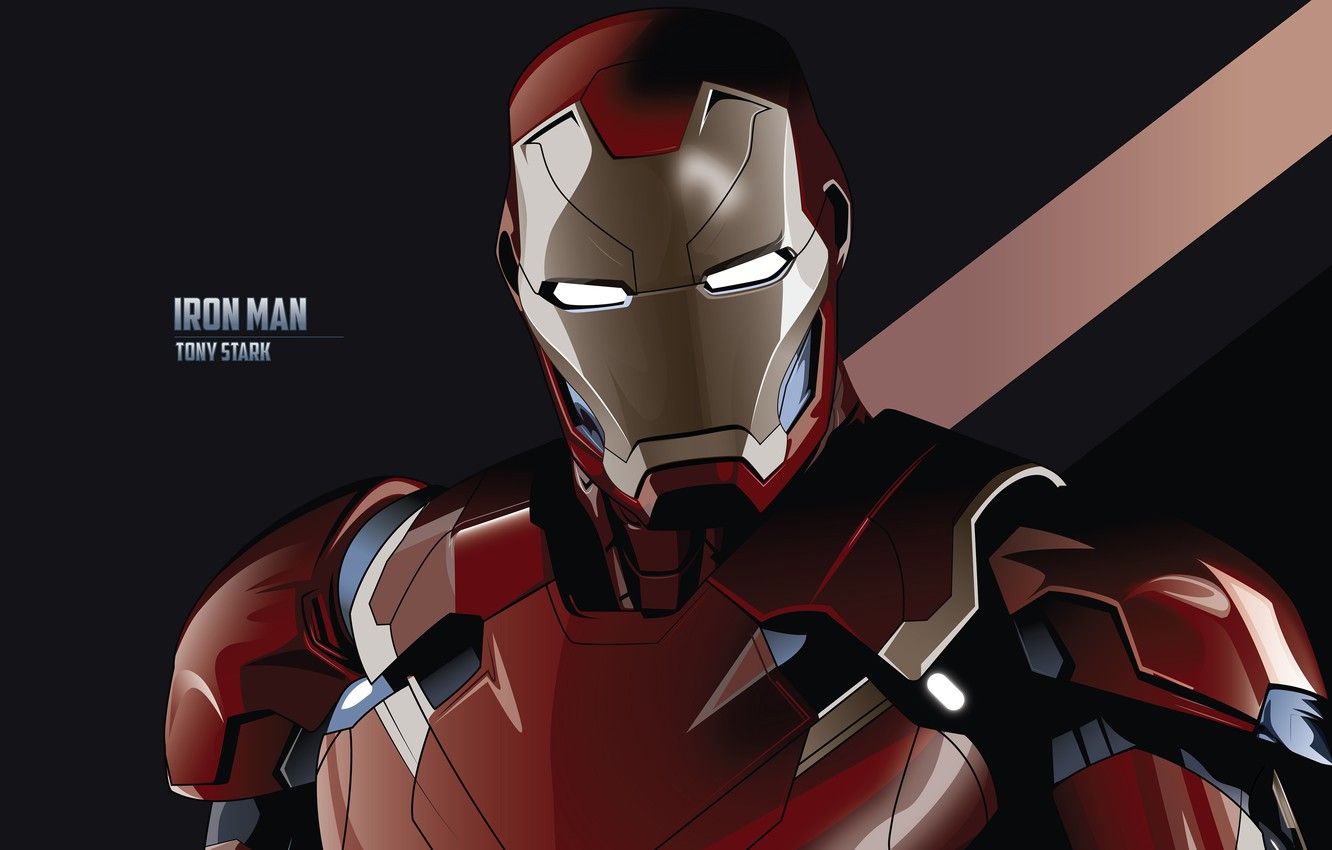 Iron Man Minimalism 2 Wallpapers