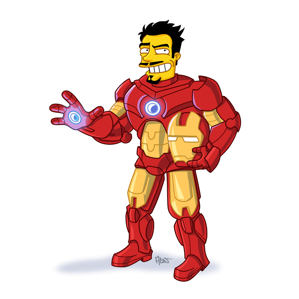 Iron Man Simpsons Wallpapers