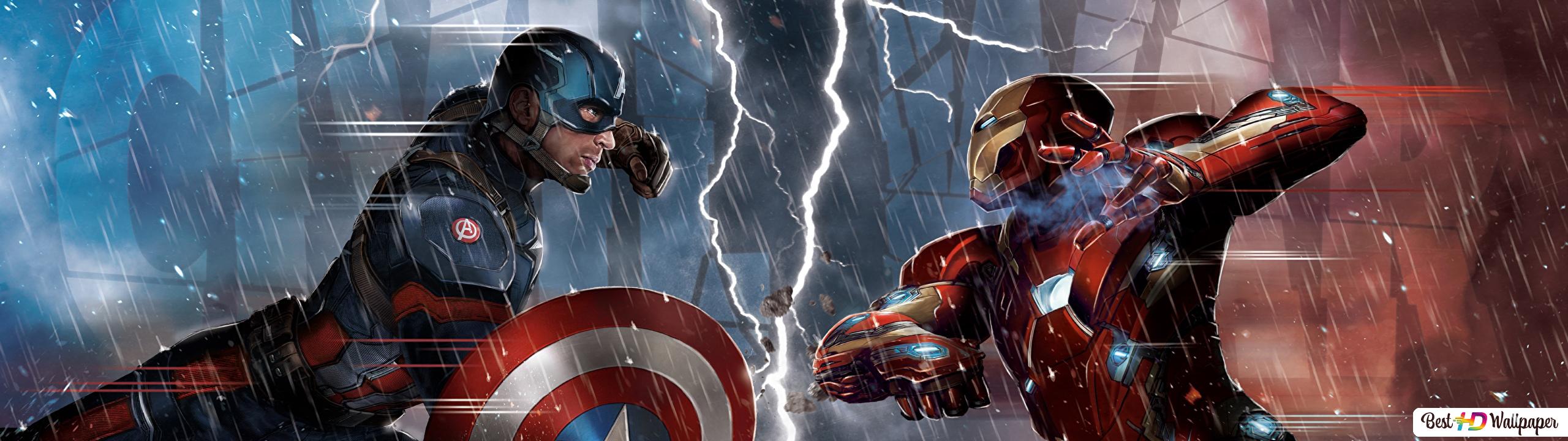 Iron Man Vs Captain America Wallpapers