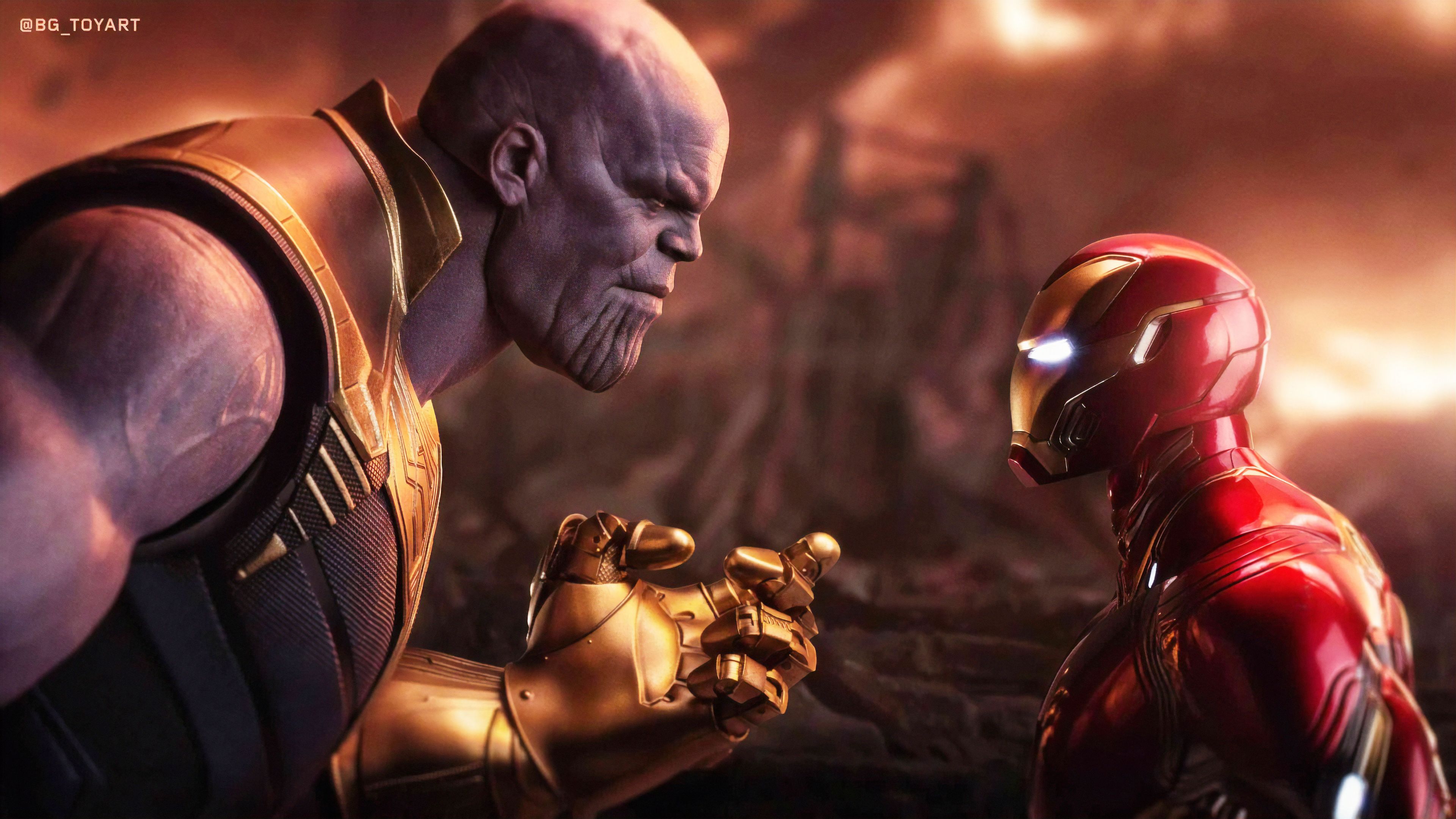 Iron Man Vs Thanos Wallpapers