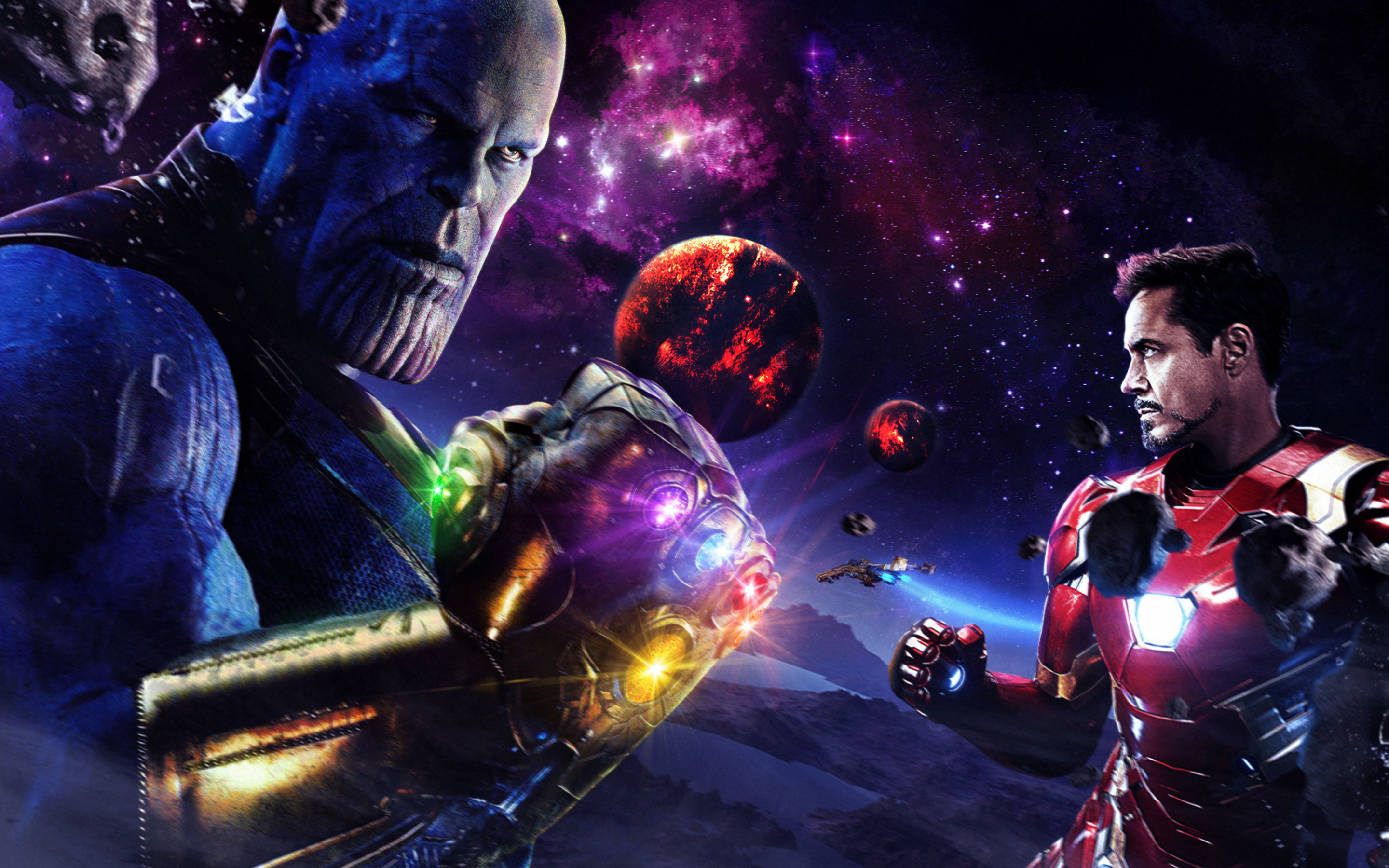 Iron Man Vs Thanos Wallpapers