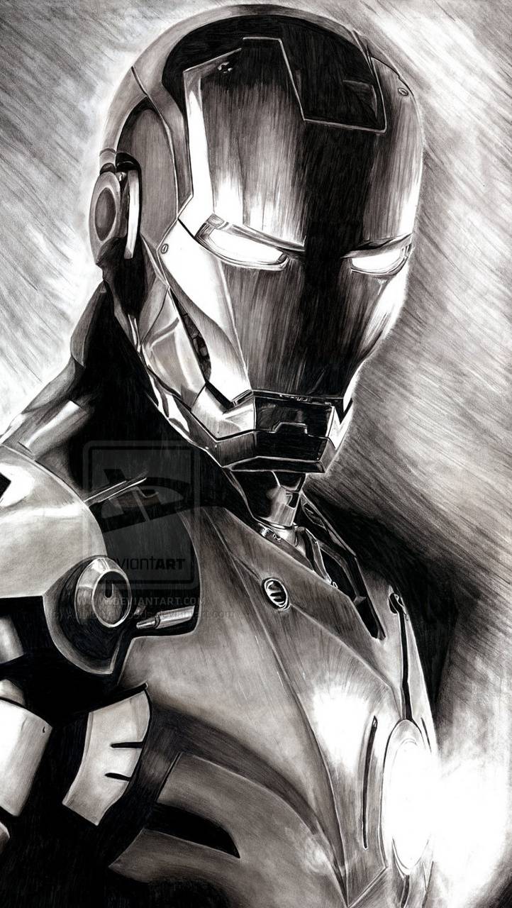 Ironman Black And White Wallpapers