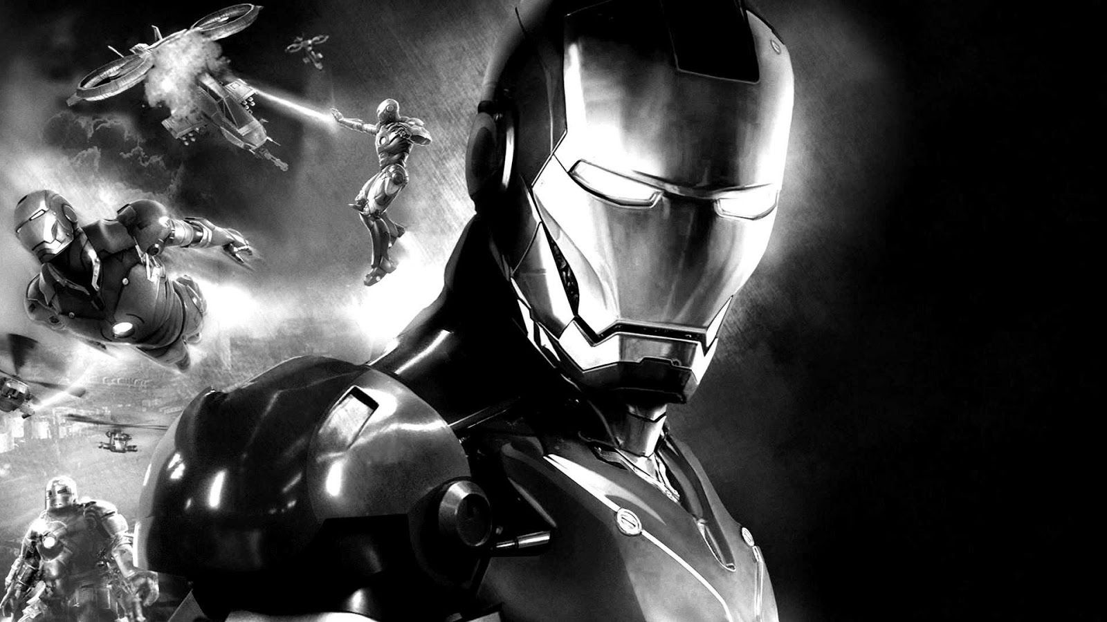 Ironman Black And White Wallpapers