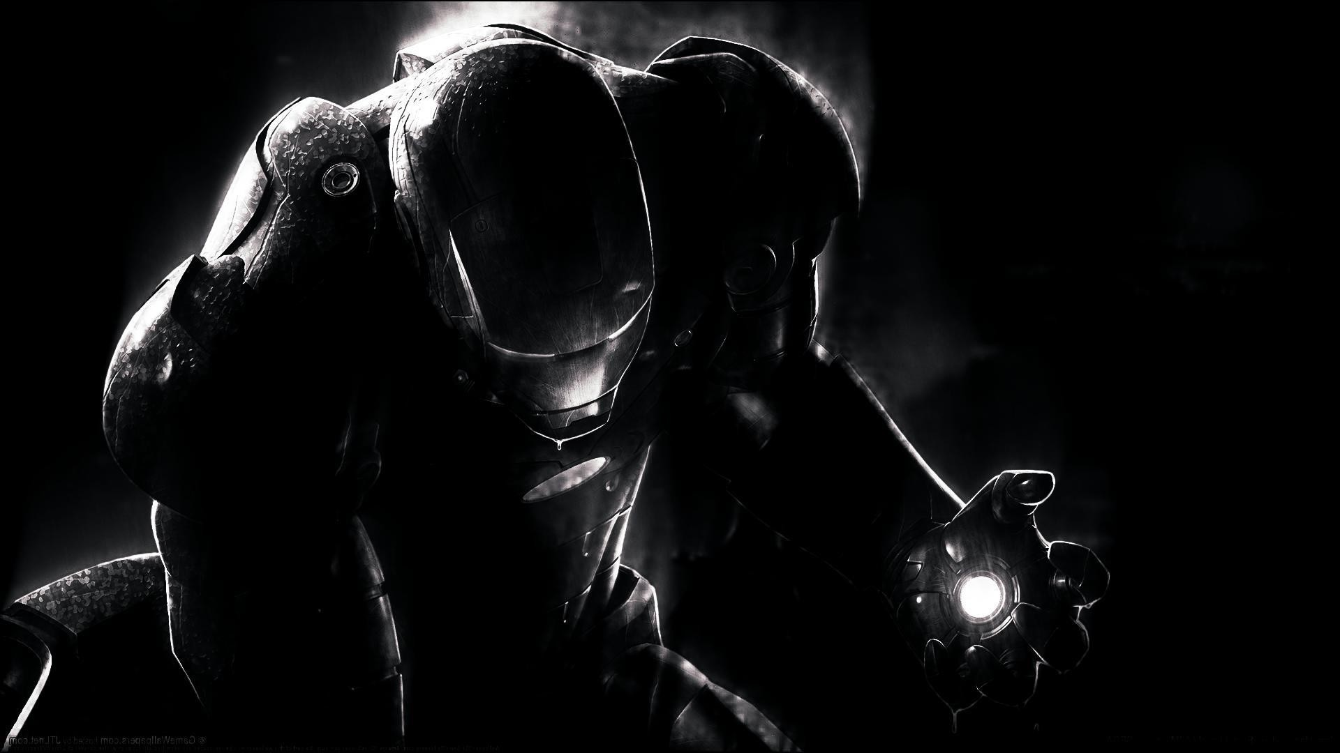 Ironman Black And White Wallpapers