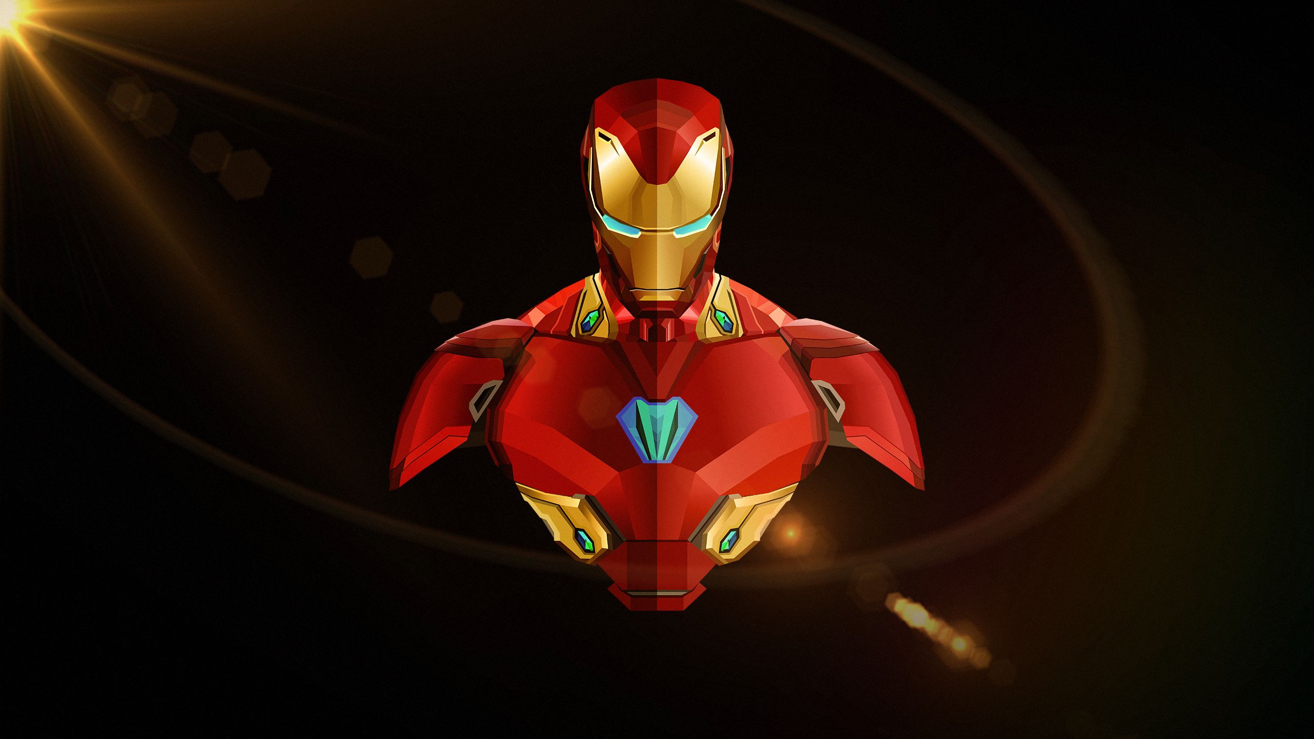 Ironman Gradient Poster Avengers Infinity War 2018 Wallpapers
