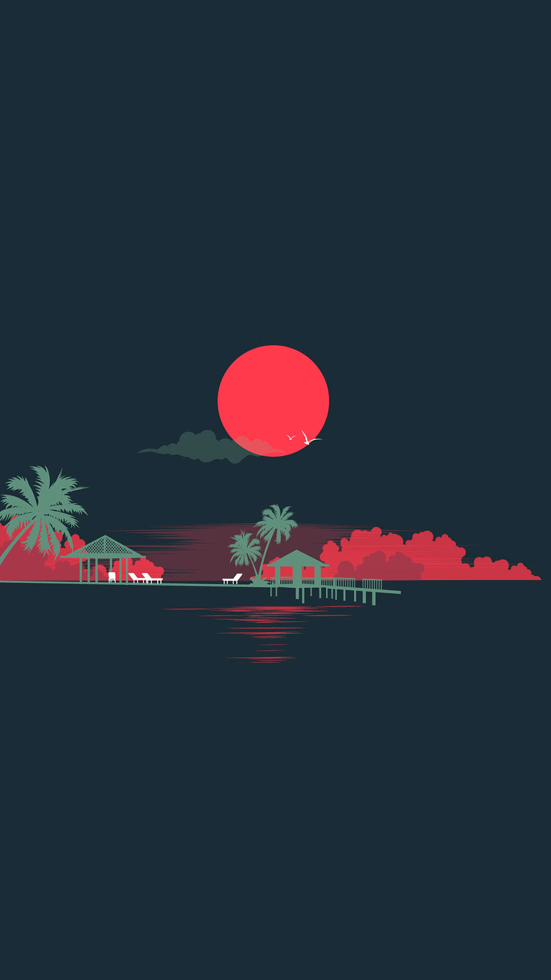 Island Illustration Wallpapers