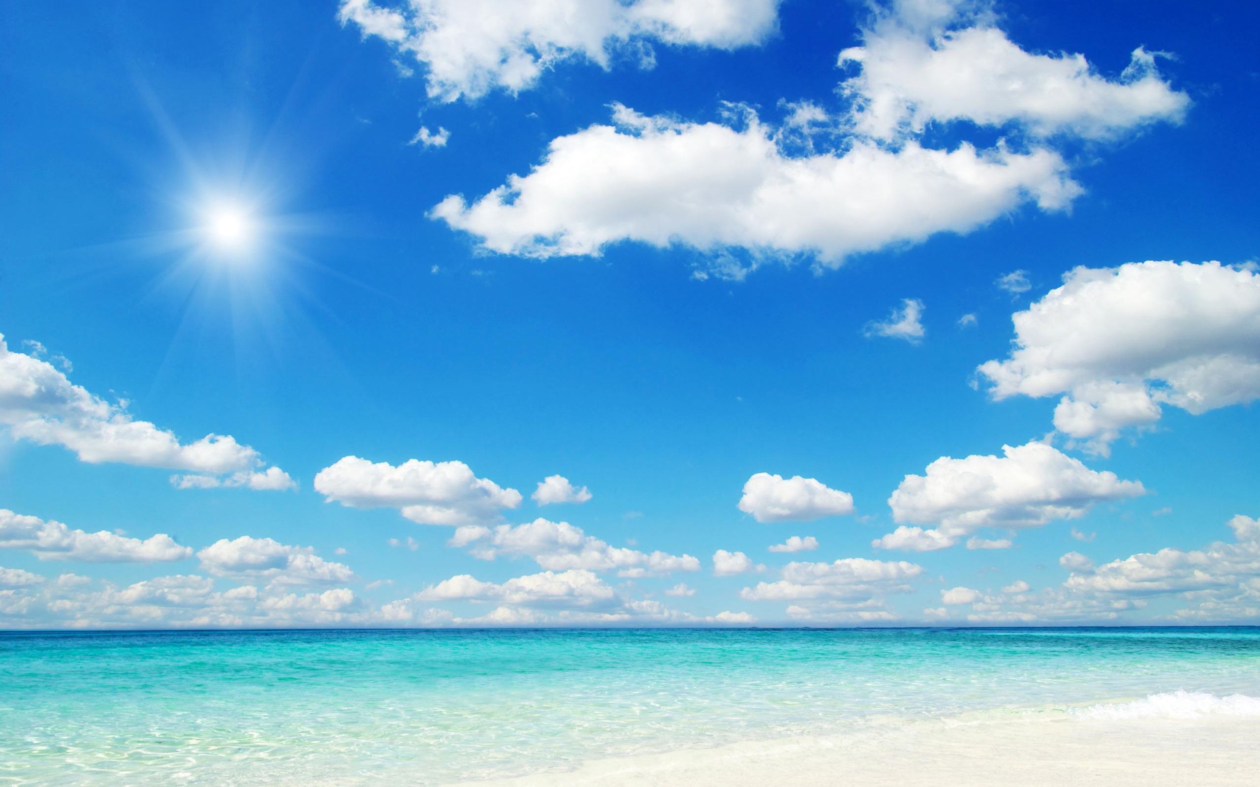 Island Sea And Blue Sky Wallpapers