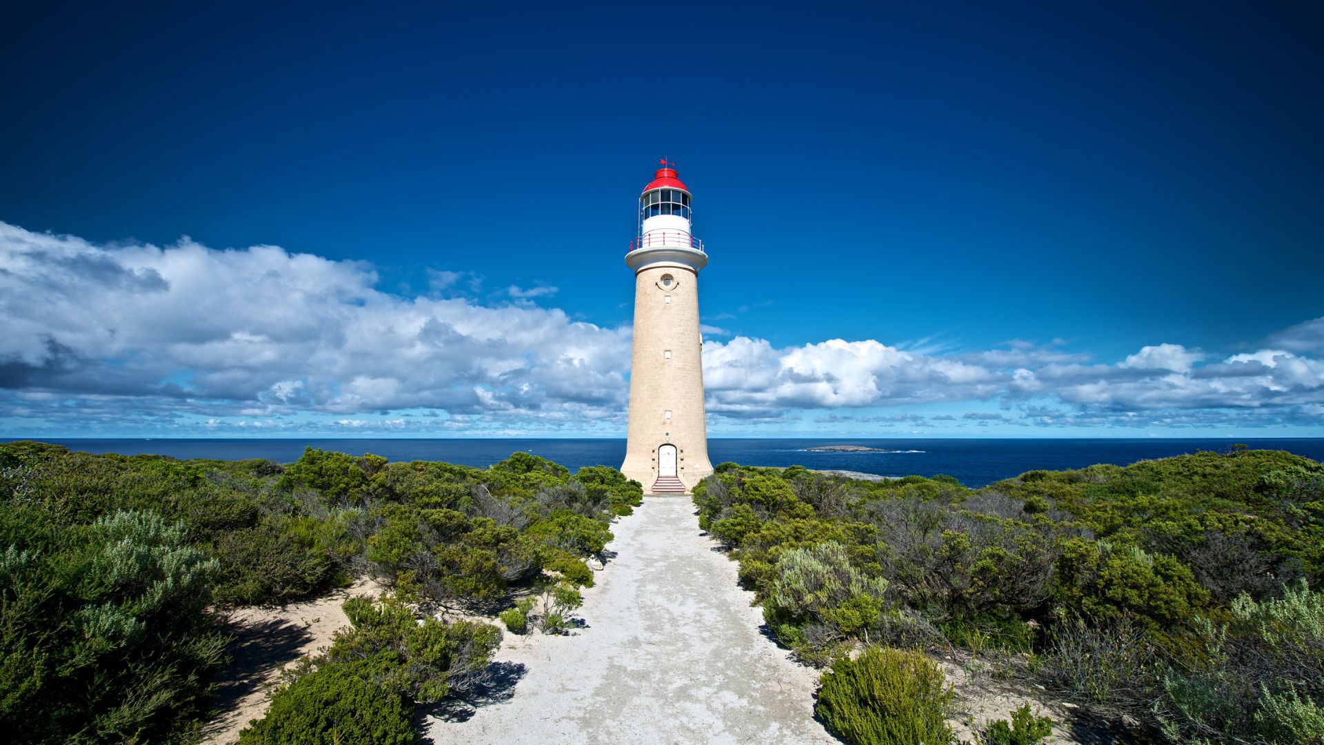 Island Sea And Blue Sky Wallpapers