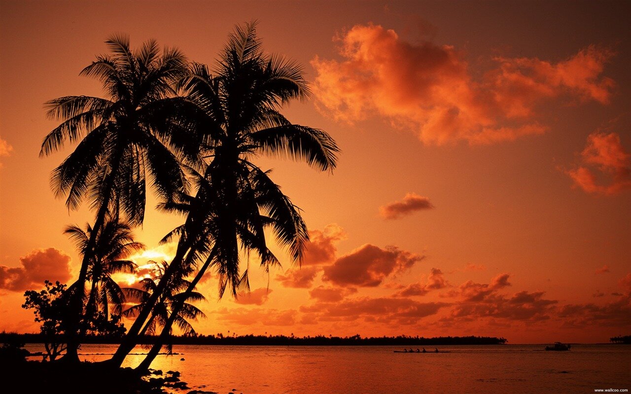 Islands Hd Evening Dusk Wallpapers