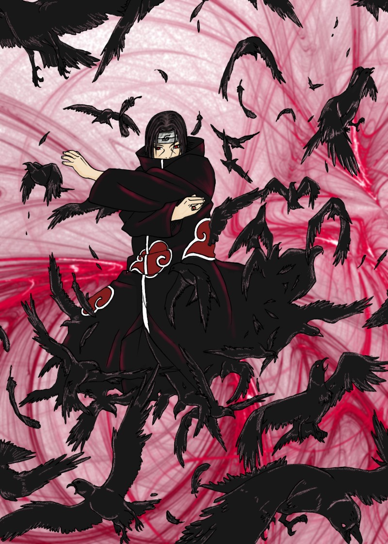 Itachi Crow Sharingan Wallpapers