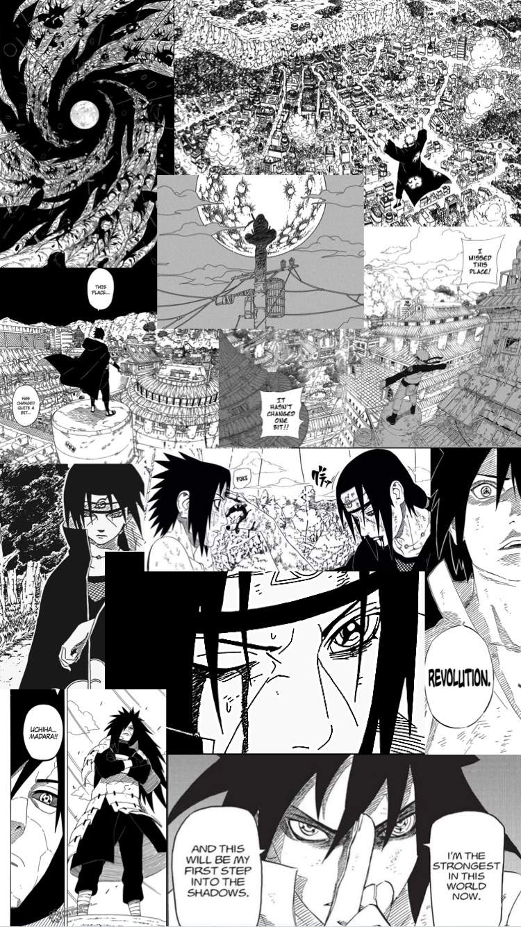 Itachi Manga Panel Wallpapers