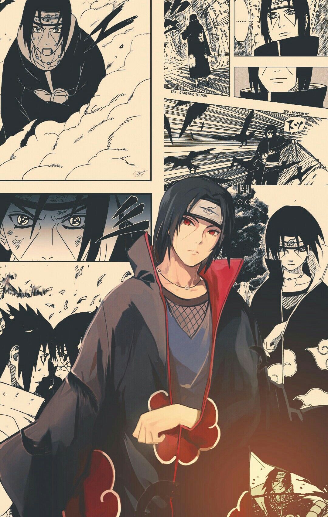 Itachi Manga Panel Wallpapers