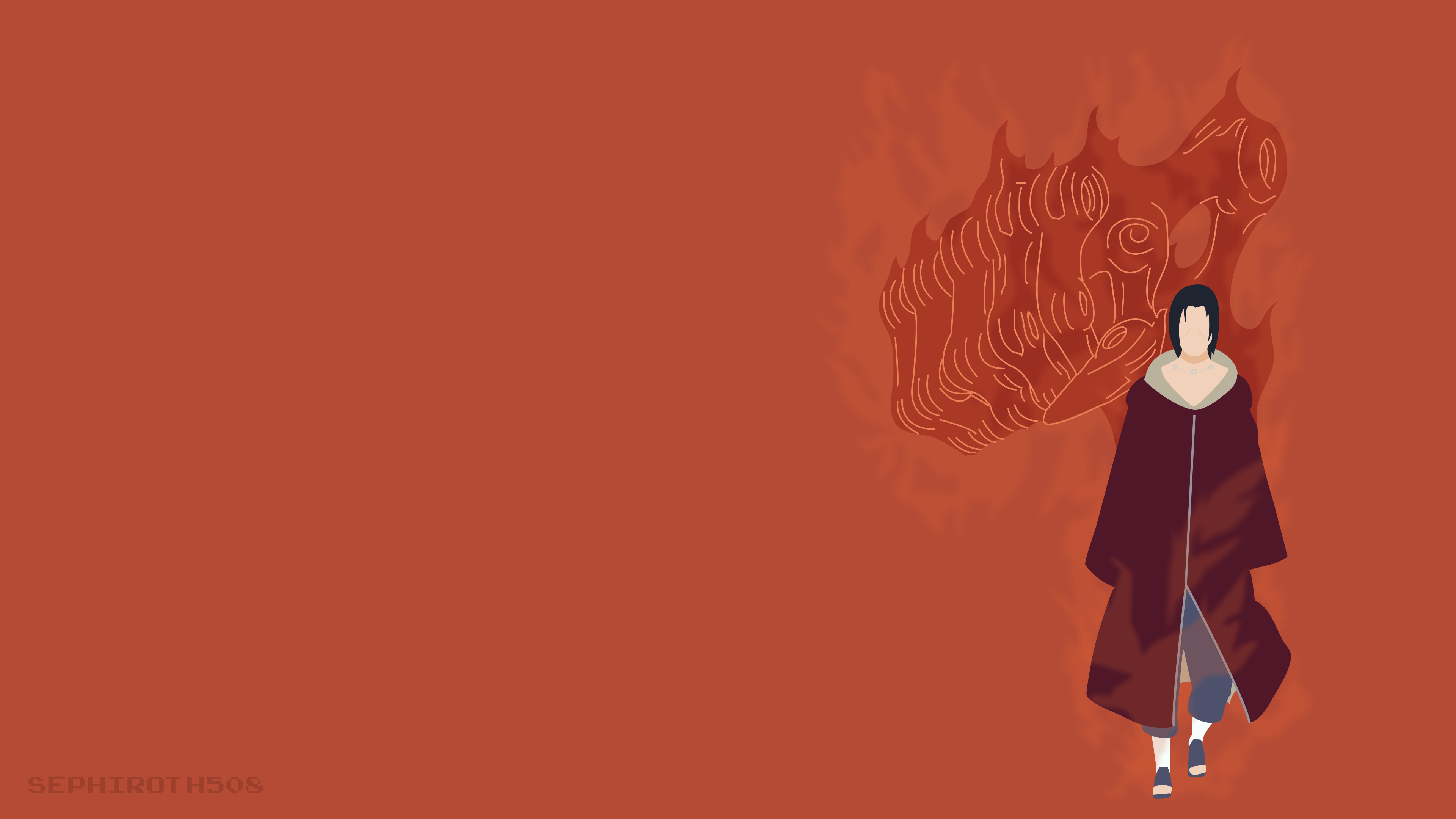 Itachi Minimalist Wallpapers