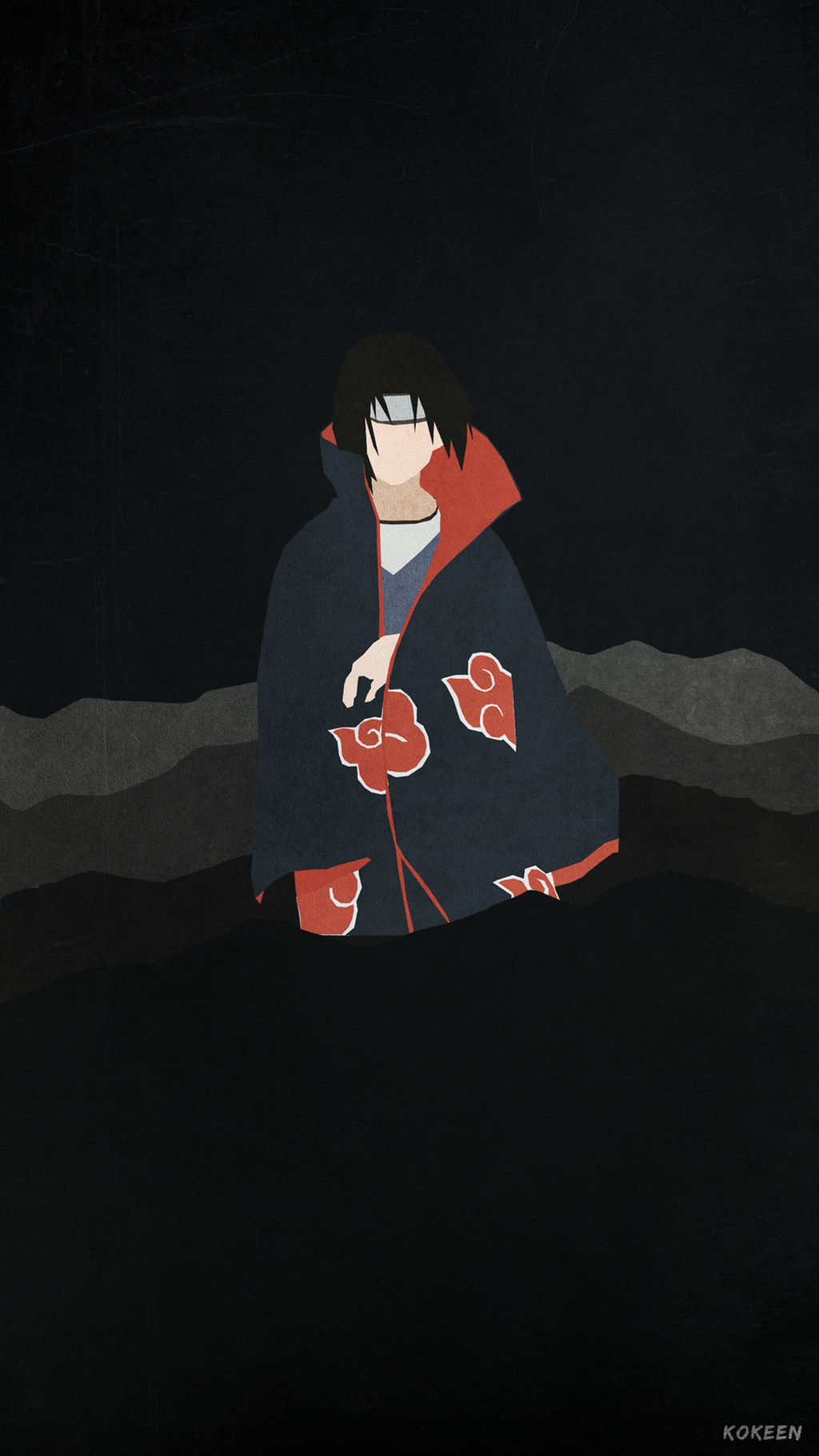 Itachi Minimalist Wallpapers