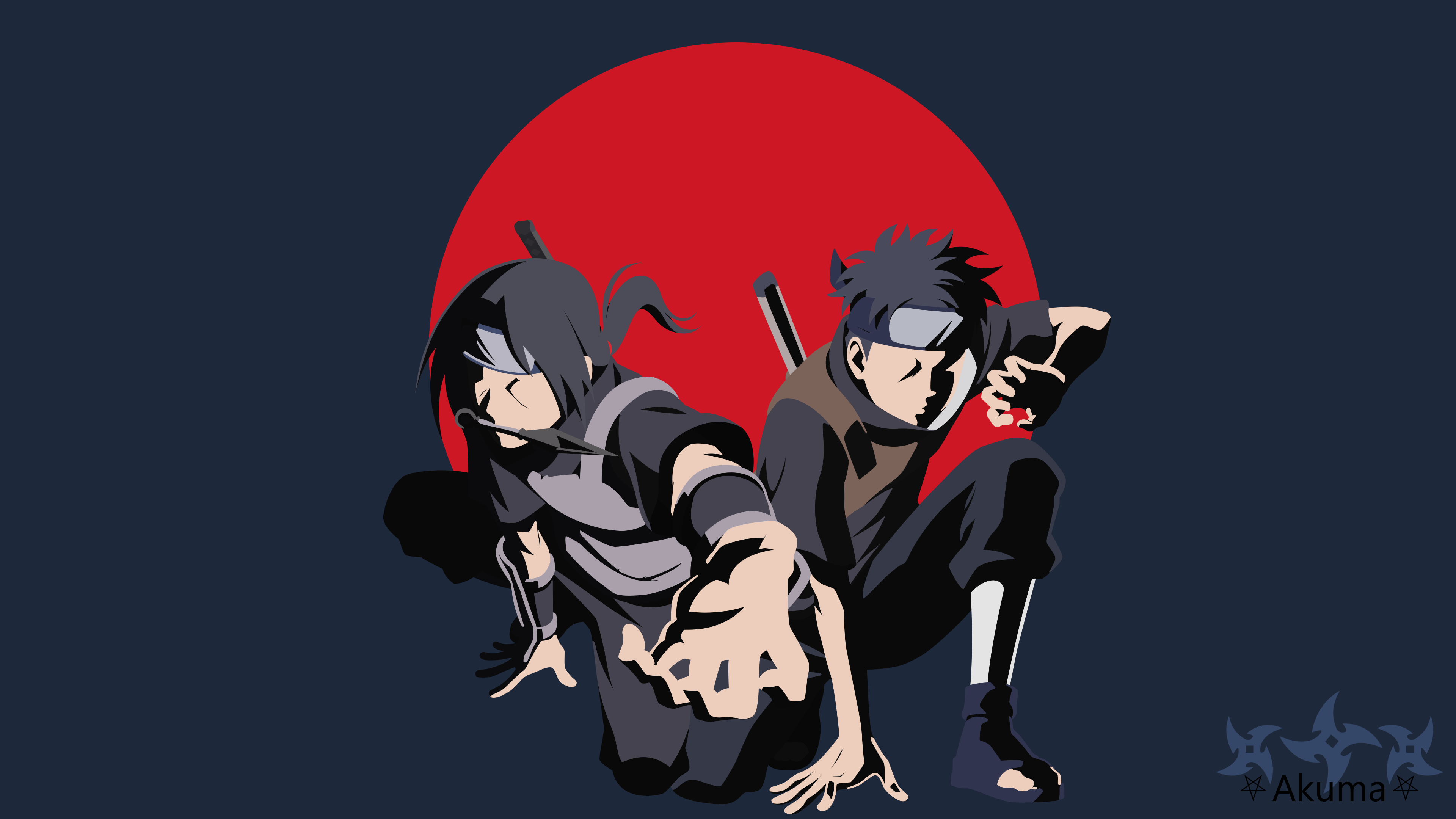 Itachi Minimalist Wallpapers