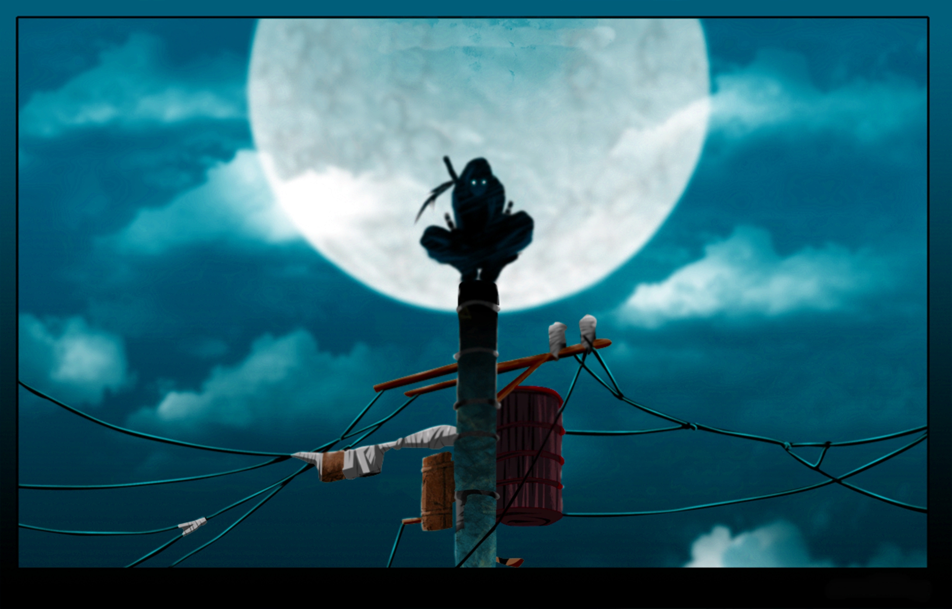 Itachi Uchiha On Pole Wallpapers