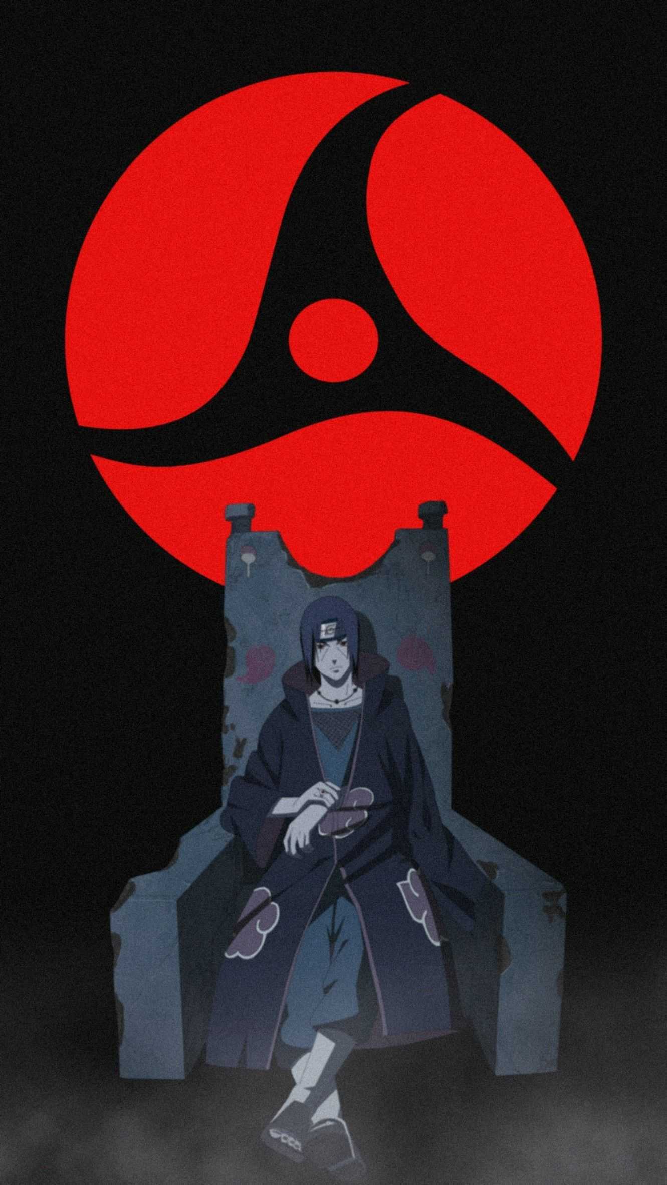 Itachi Uchiha On Pole Wallpapers