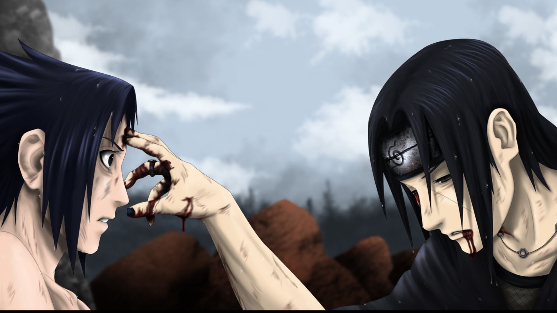 Itachi Vs Sasuke 4K Naruto Wallpapers