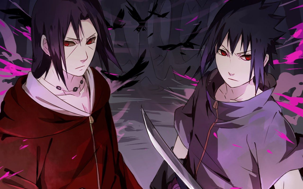 Itachi Vs Sasuke 4K Naruto Wallpapers