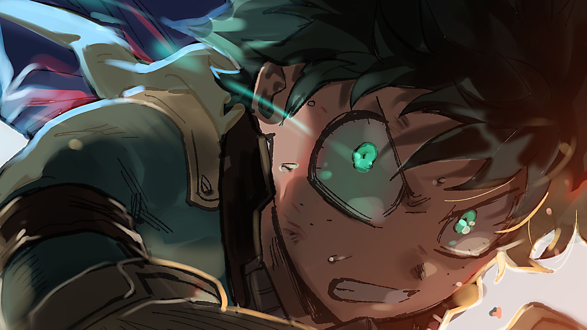 Izuku Midoriya Anime Art Wallpapers