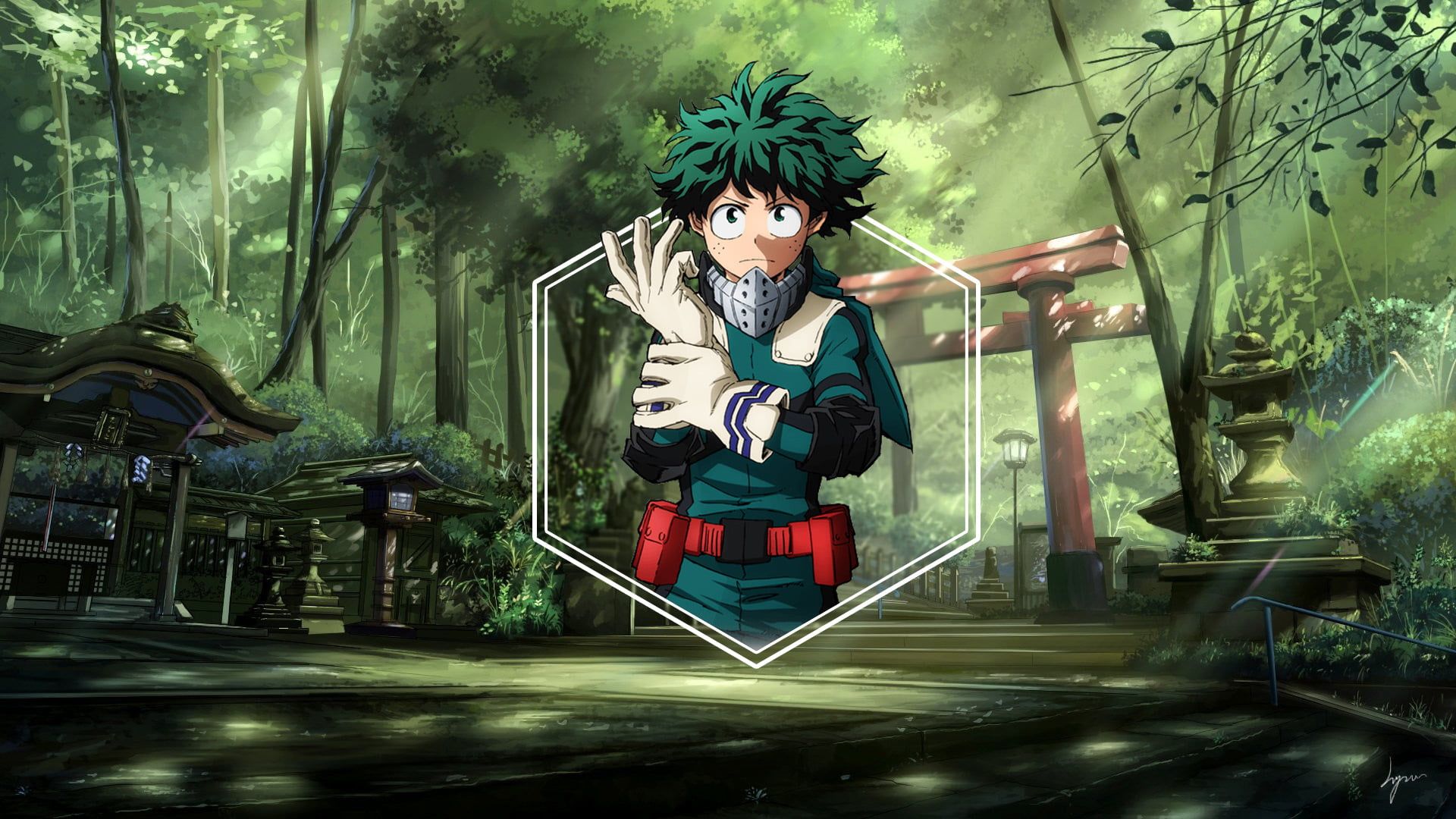 Izuku Midoriya Anime Art Wallpapers