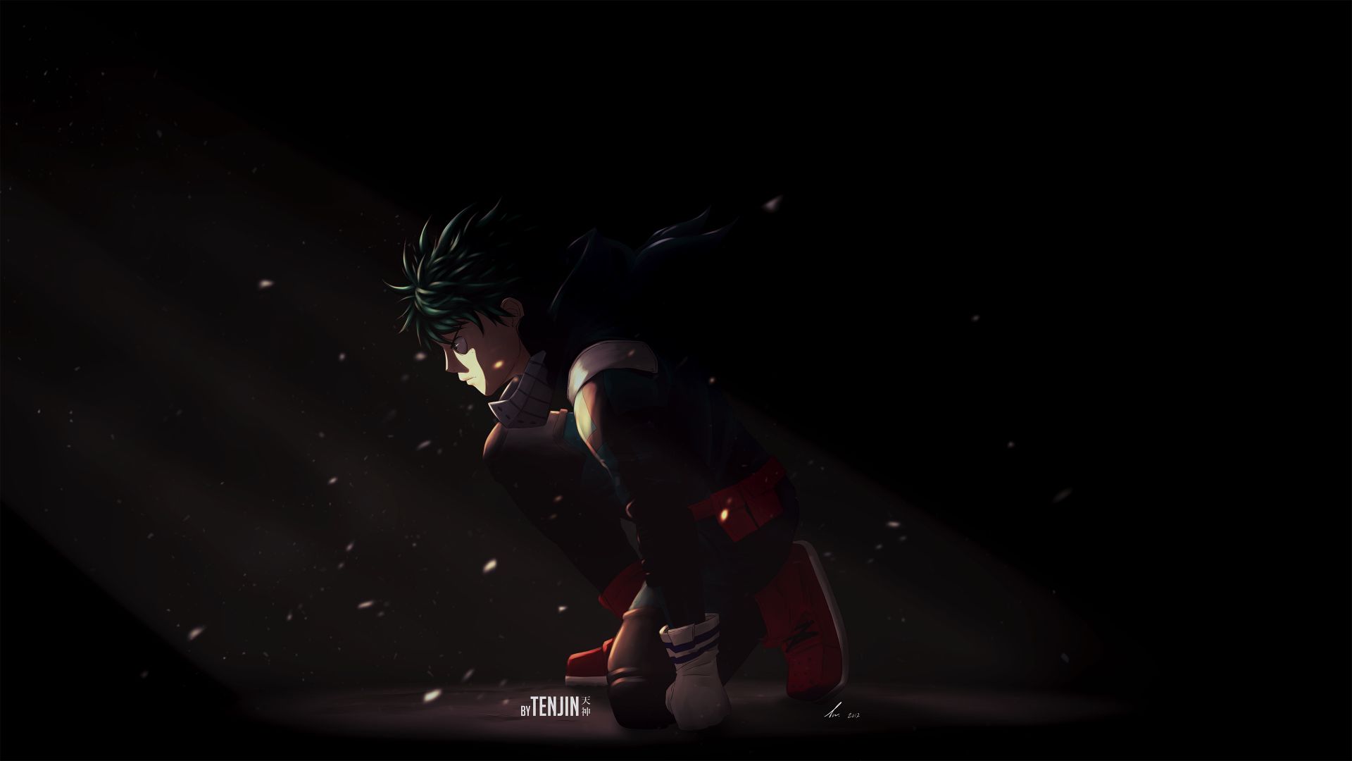 Izuku Midoriya Anime Art Wallpapers