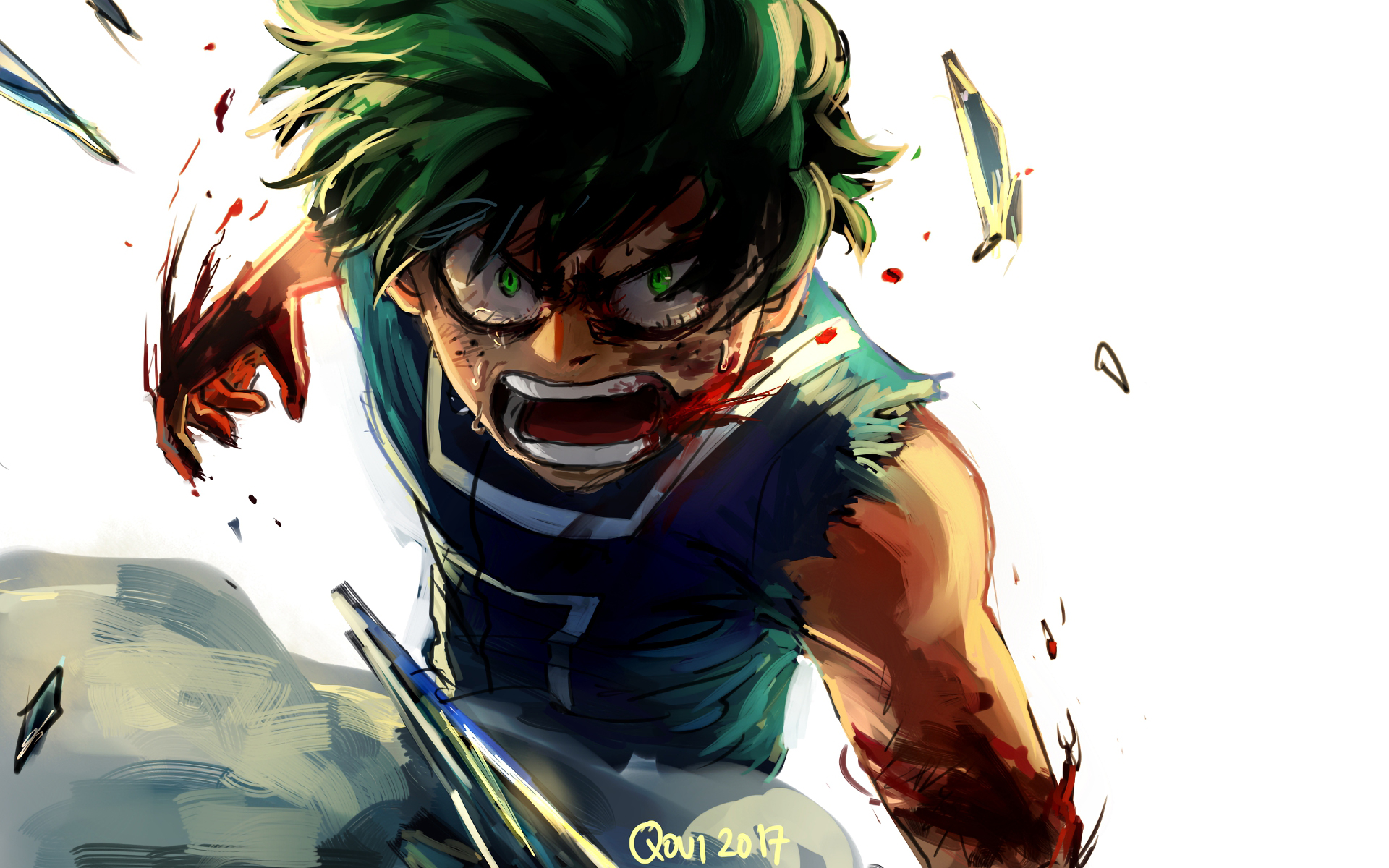 Izuku Midoriya Cool My Hero Academia Wallpapers