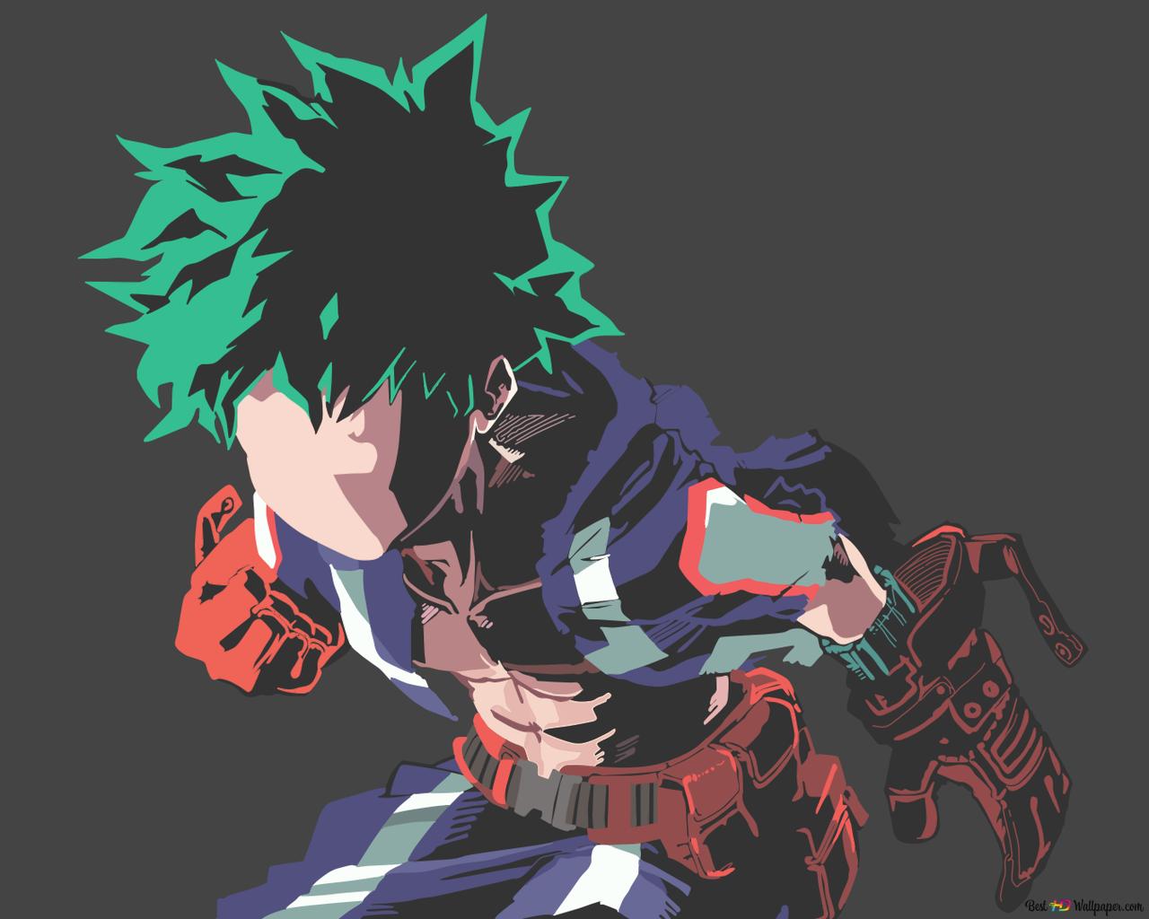 Izuku Midoriya Deku My Hero Academia Minimal Wallpapers