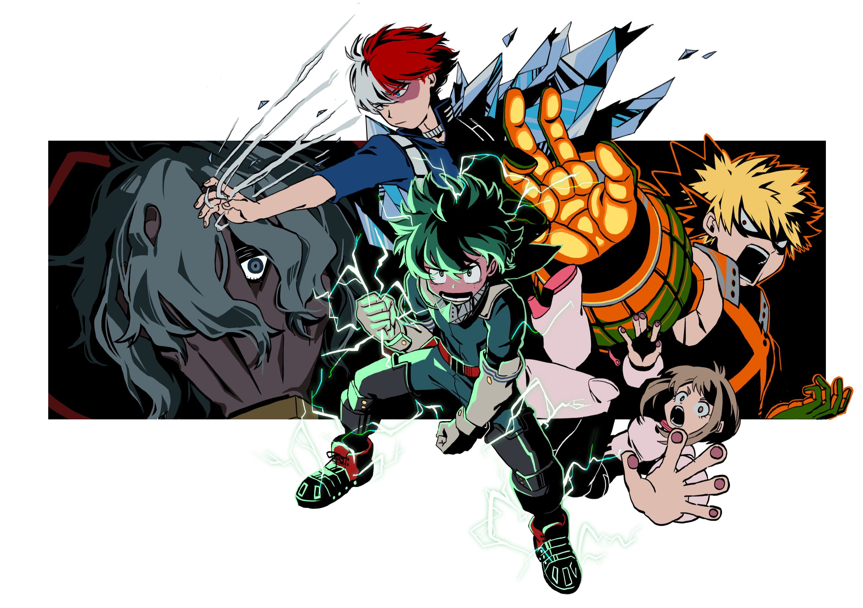 Izuku Midoriya V Katsuki Bakugou Art Wallpapers