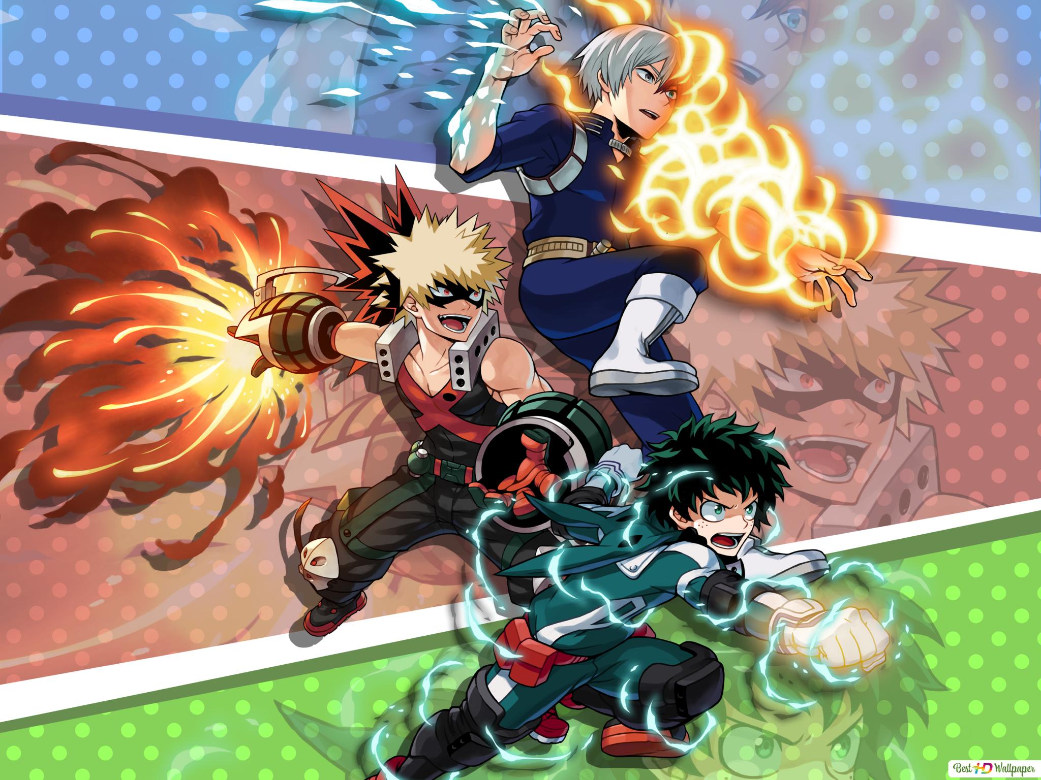 Izuku Midoriya V Katsuki Bakugou Art Wallpapers