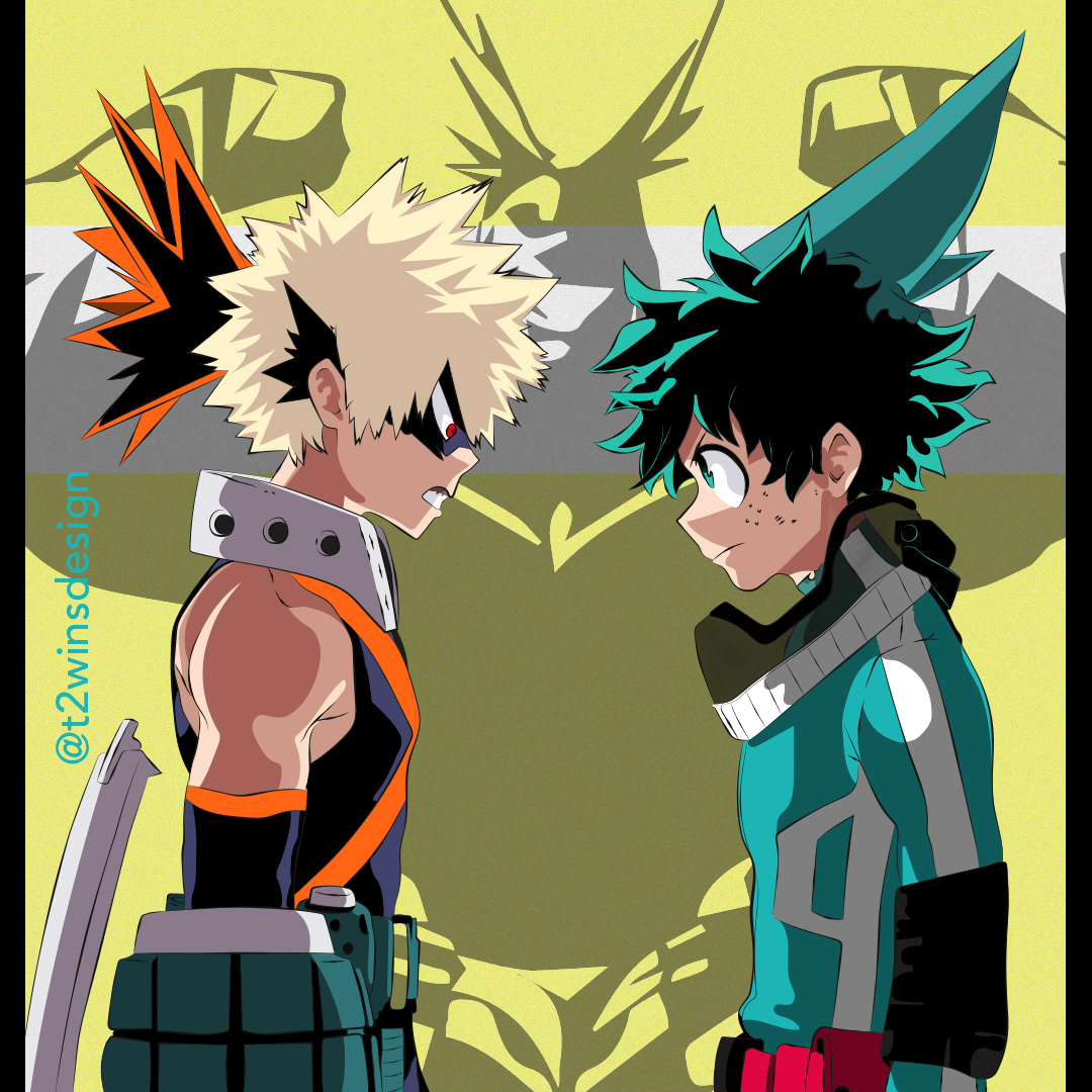 Izuku Midoriya V Katsuki Bakugou Art Wallpapers