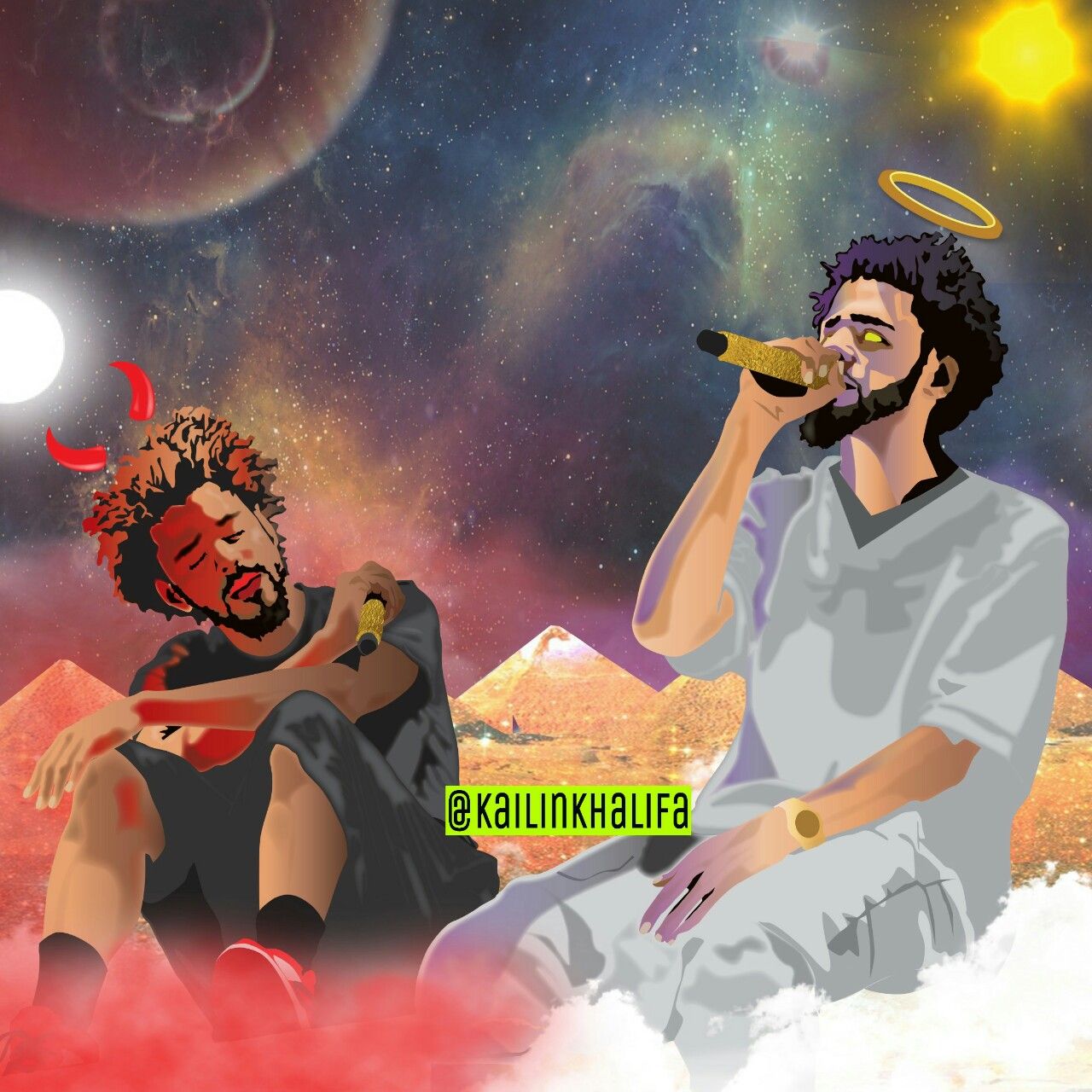 J Cole Cartoon Wallpapers