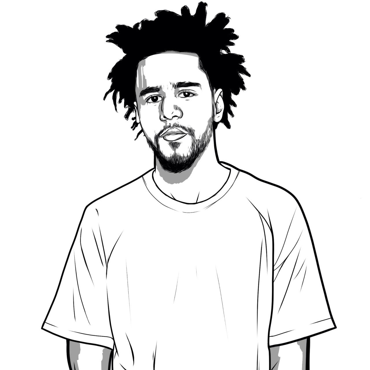 J Cole Cartoon Wallpapers