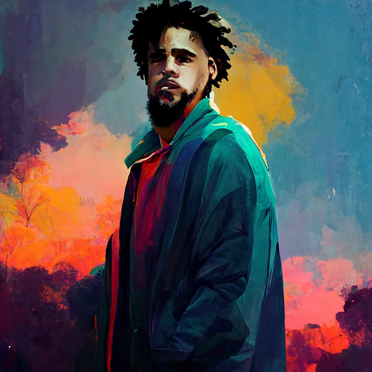 J Cole Crown Tattoo Wallpapers