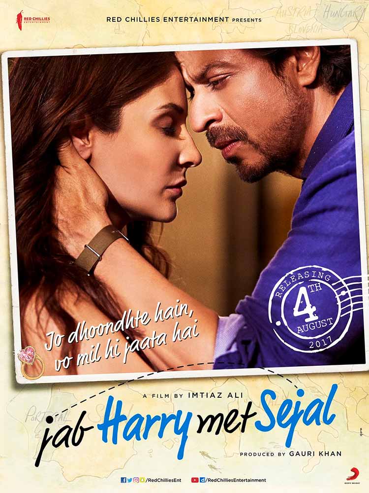 Jab Harry Met Sejal Anushka And Shahrukh Khan Romance Wallpapers