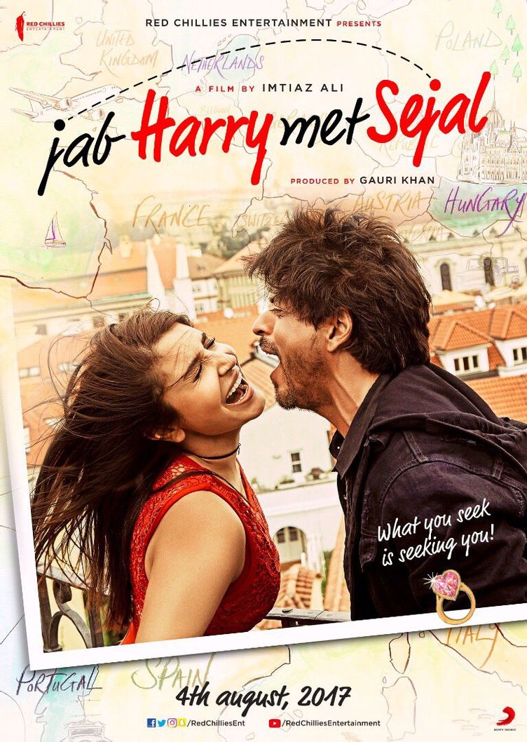 Jab Harry Met Sejal Anushka Sharma &Amp; Shahrukh Khan Wallpapers