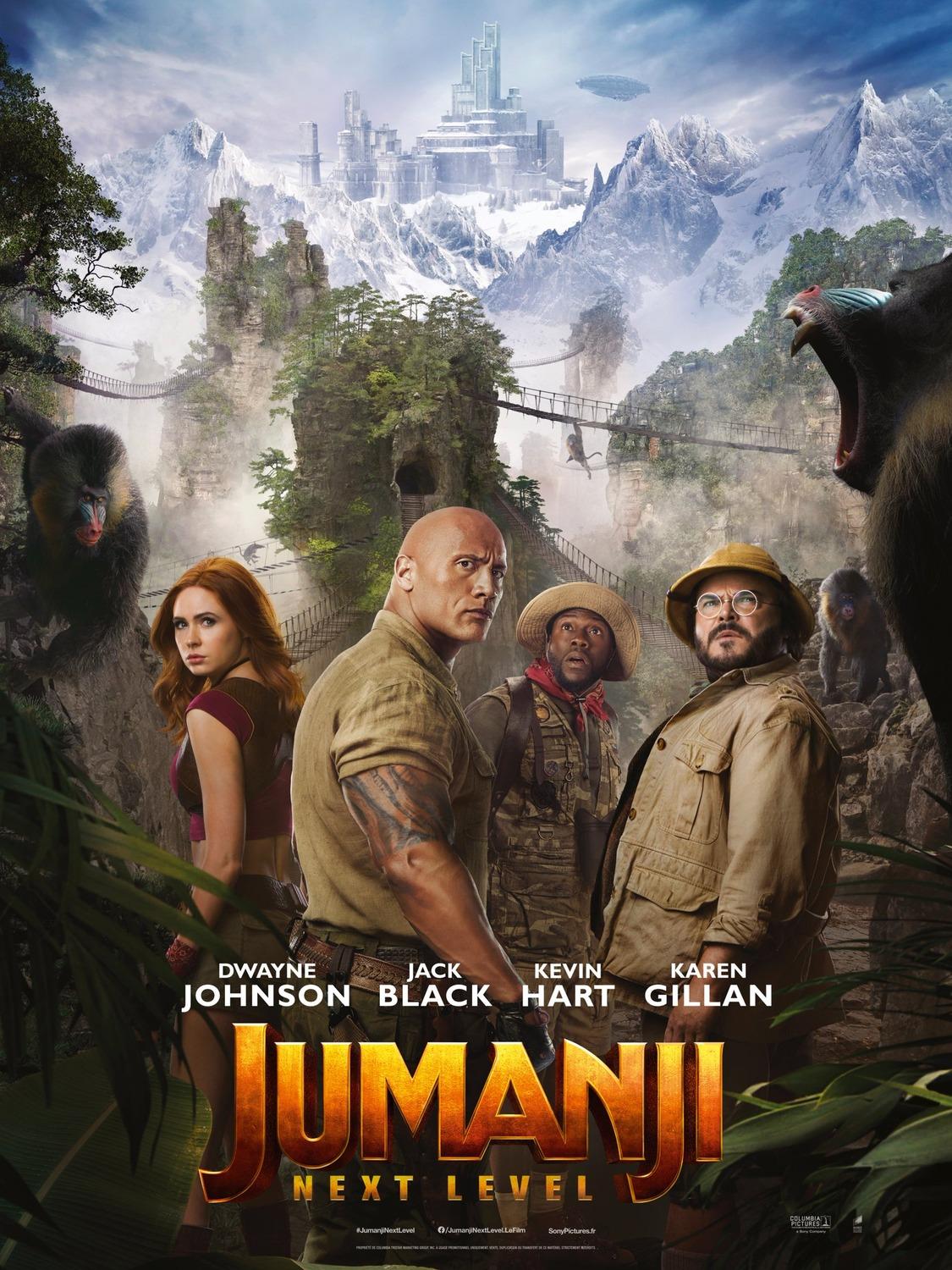 Jack Black And Karen Gillan In Jumanji The Next Level Wallpapers