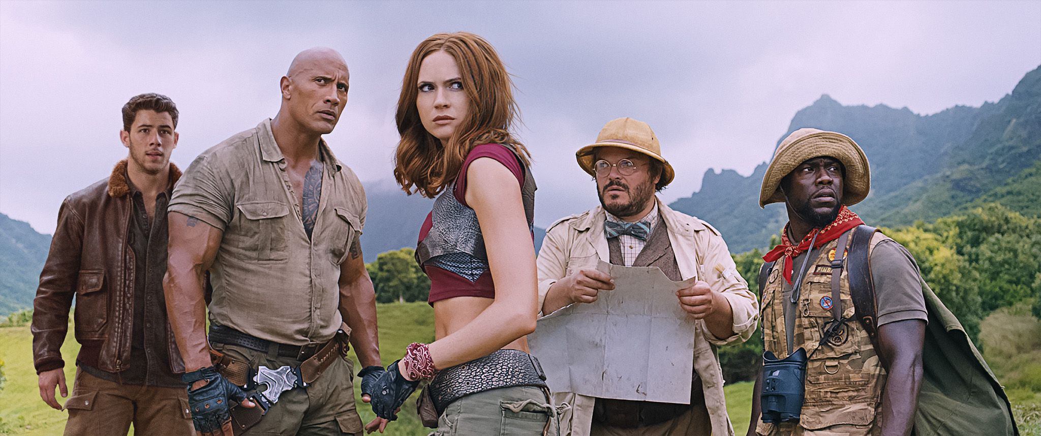 Jack Black And Karen Gillan In Jumanji The Next Level Wallpapers