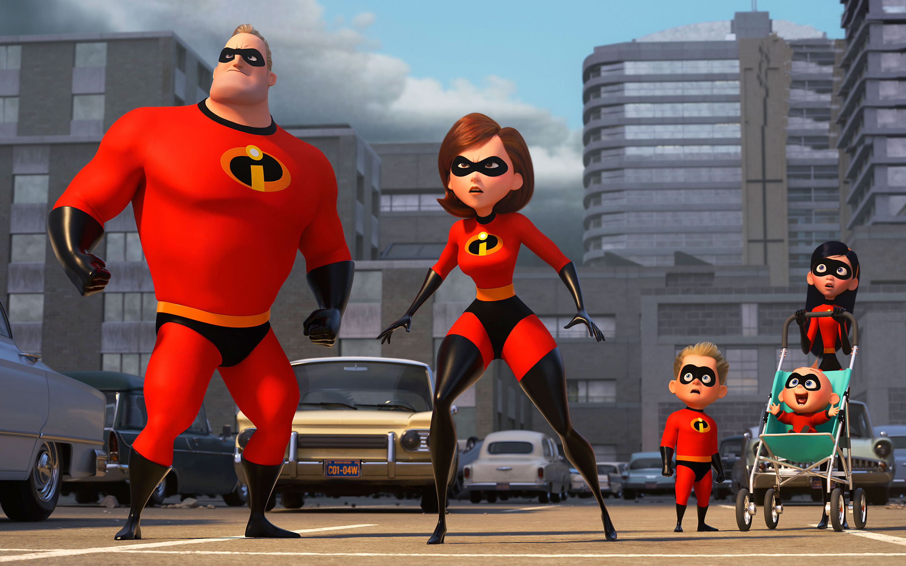 Jack Jack Parr And Dash In The Incredibles 2 Artwork Wallpapers