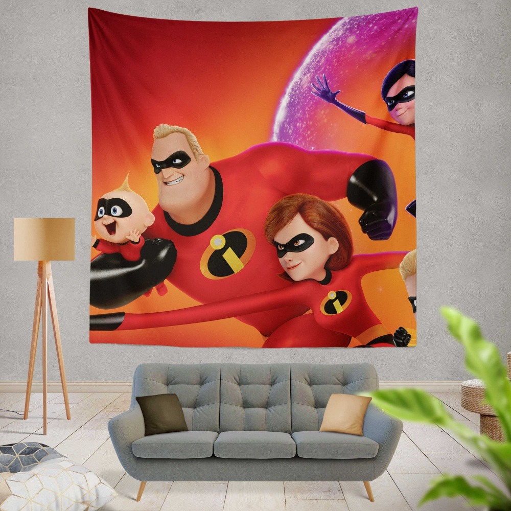 Jack Jack Parr And Elastigirl The Incredibles 2 Wallpapers