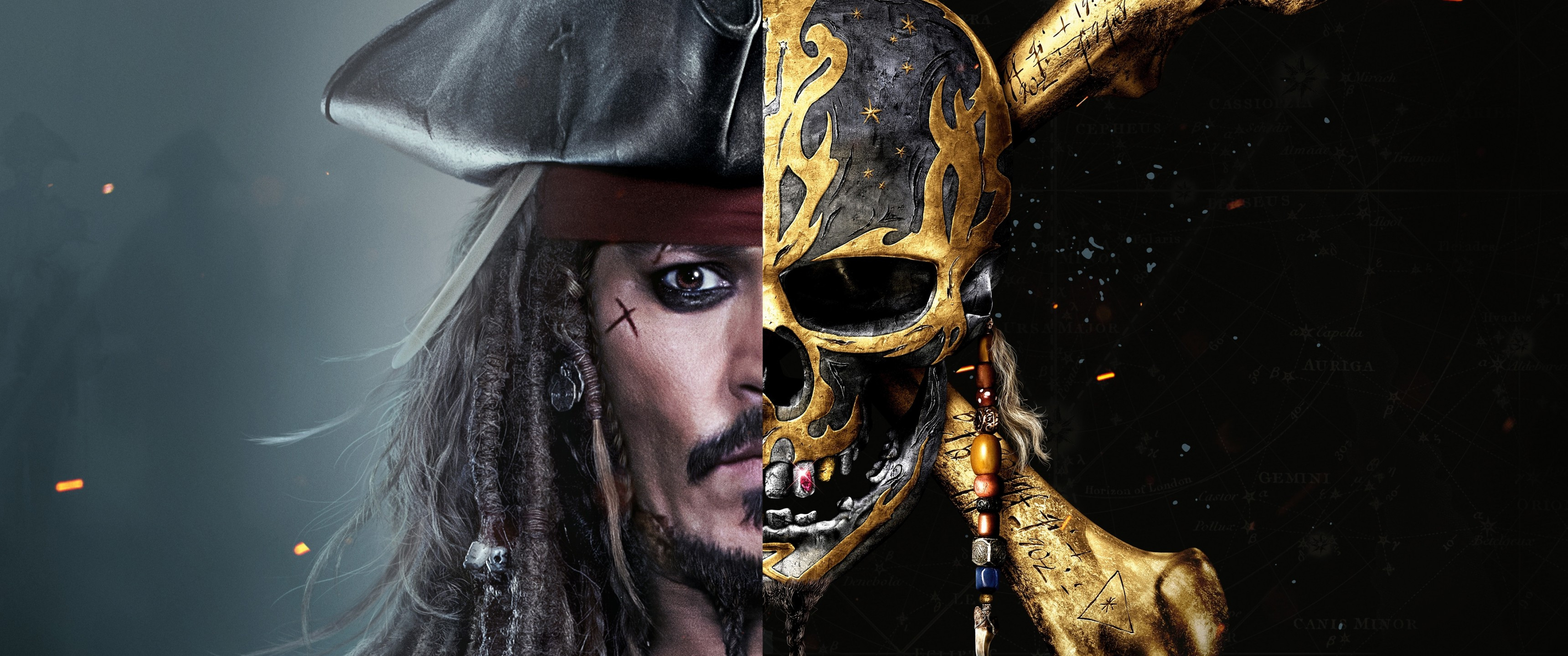 Jack Sparrow In Pirates Of The Caribbean Dead Men Tell No Tales Wallpapers