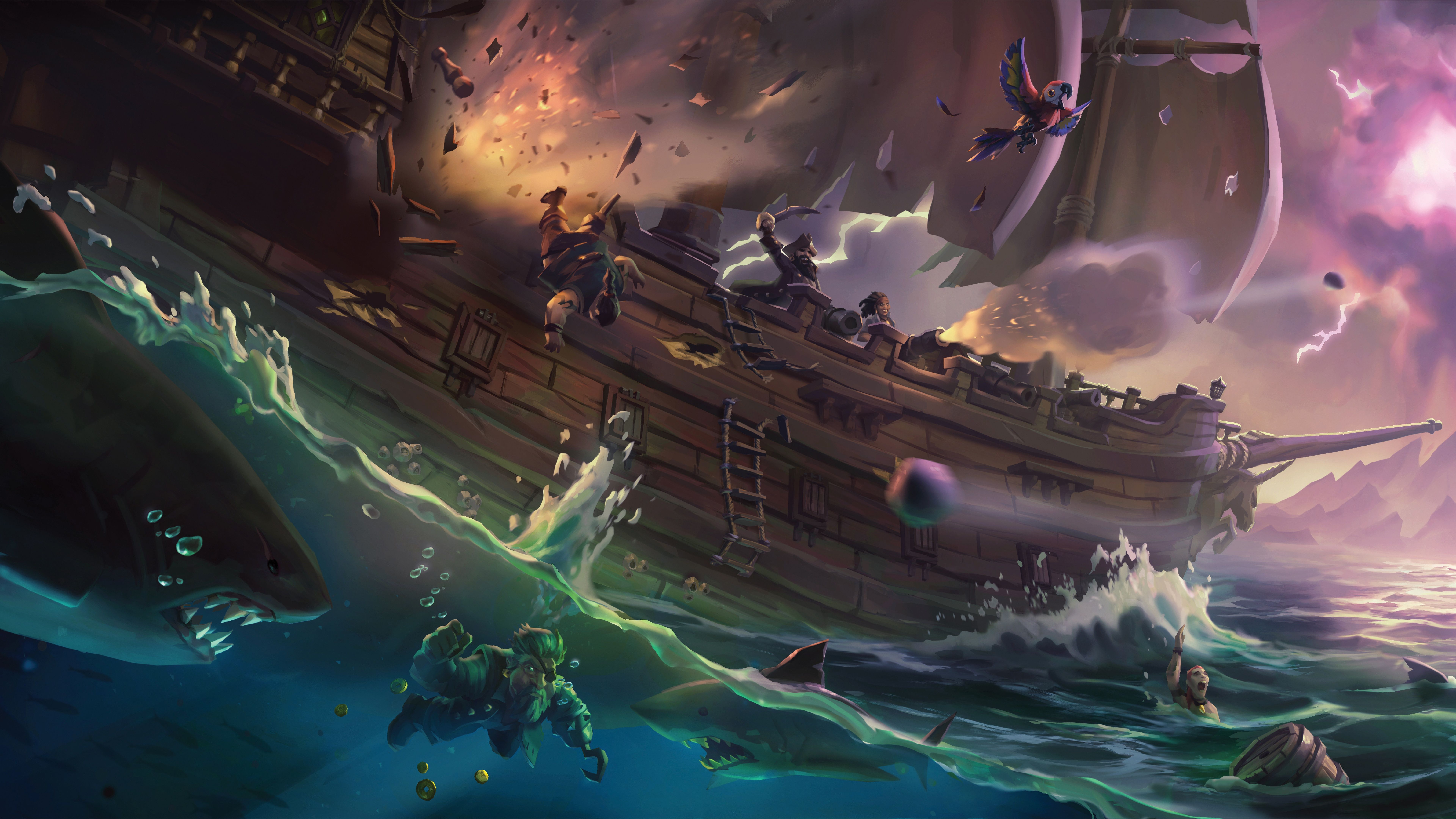 Jack Sparrow Sea of Thieves Wallpapers