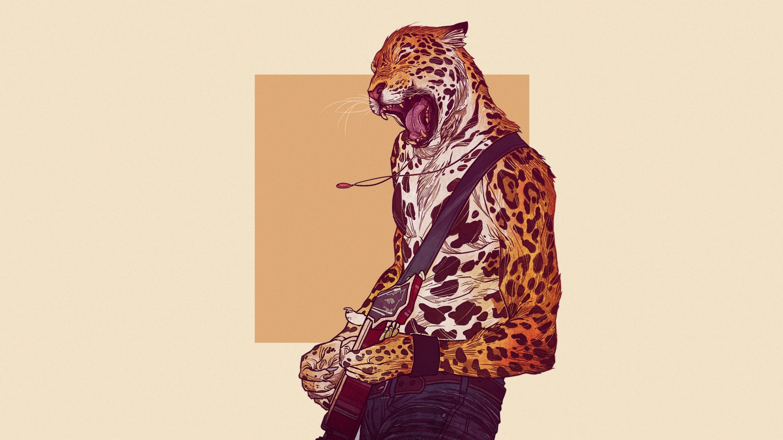 Jaguar Minimalism Wallpapers