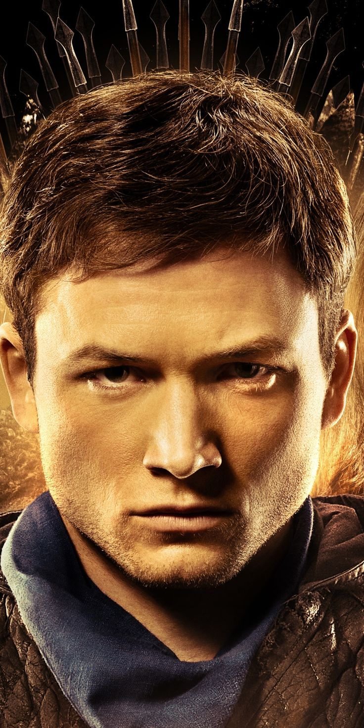 Jamie Foxx &Amp; Taron Egerton From Robin Hood Wallpapers