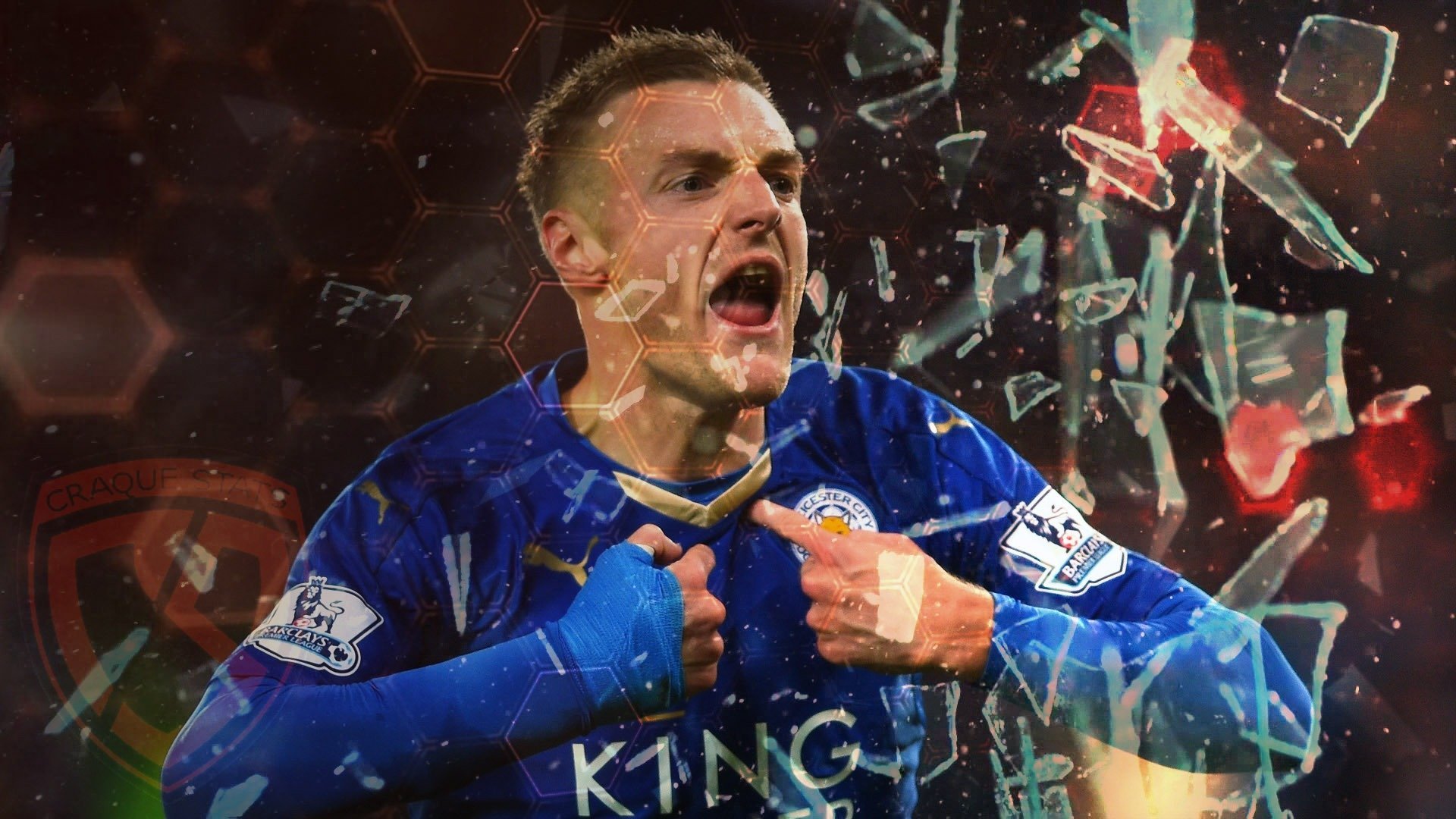 Jamie Vardy 4K Leicester Wallpapers