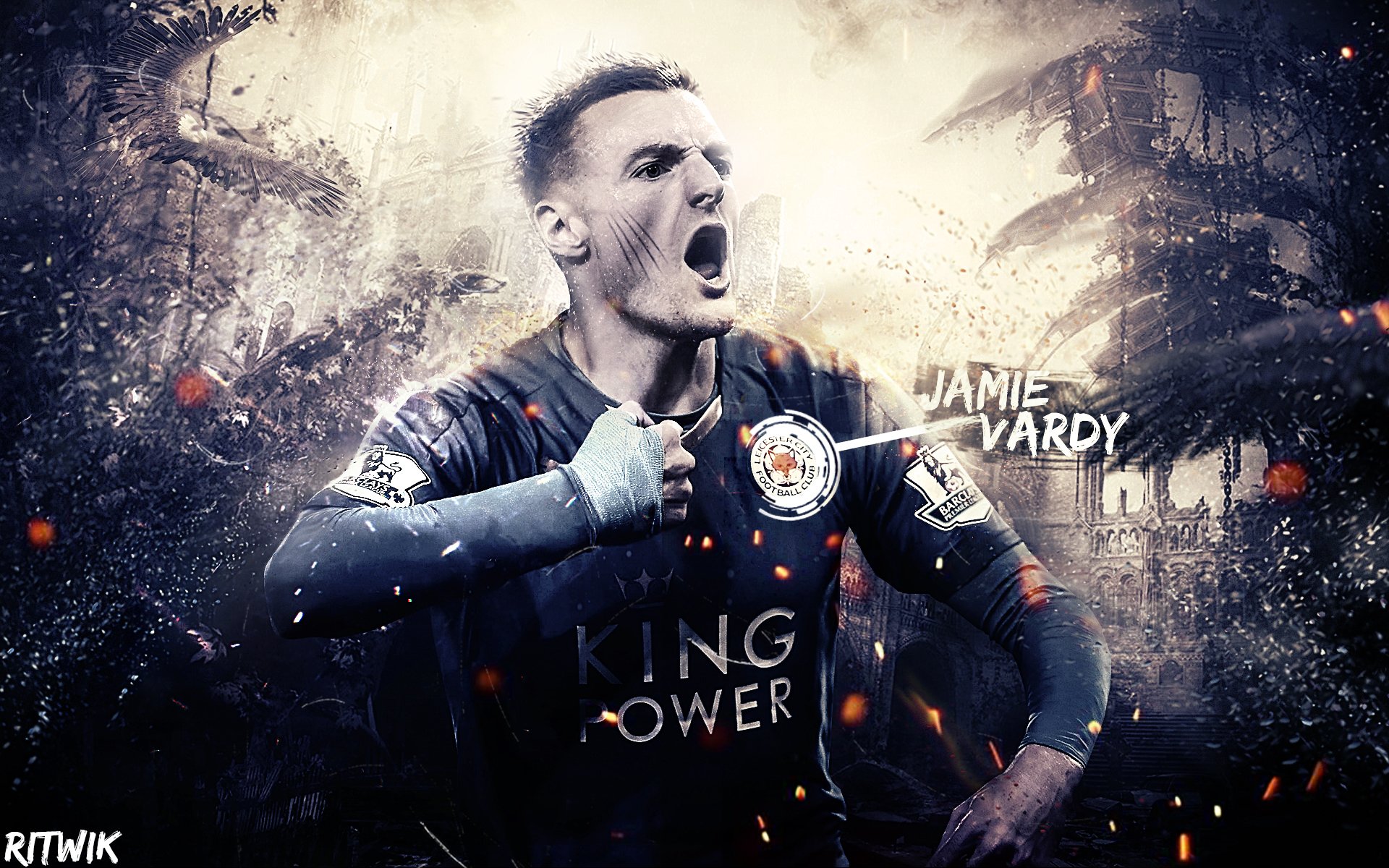 Jamie Vardy Art Wallpapers